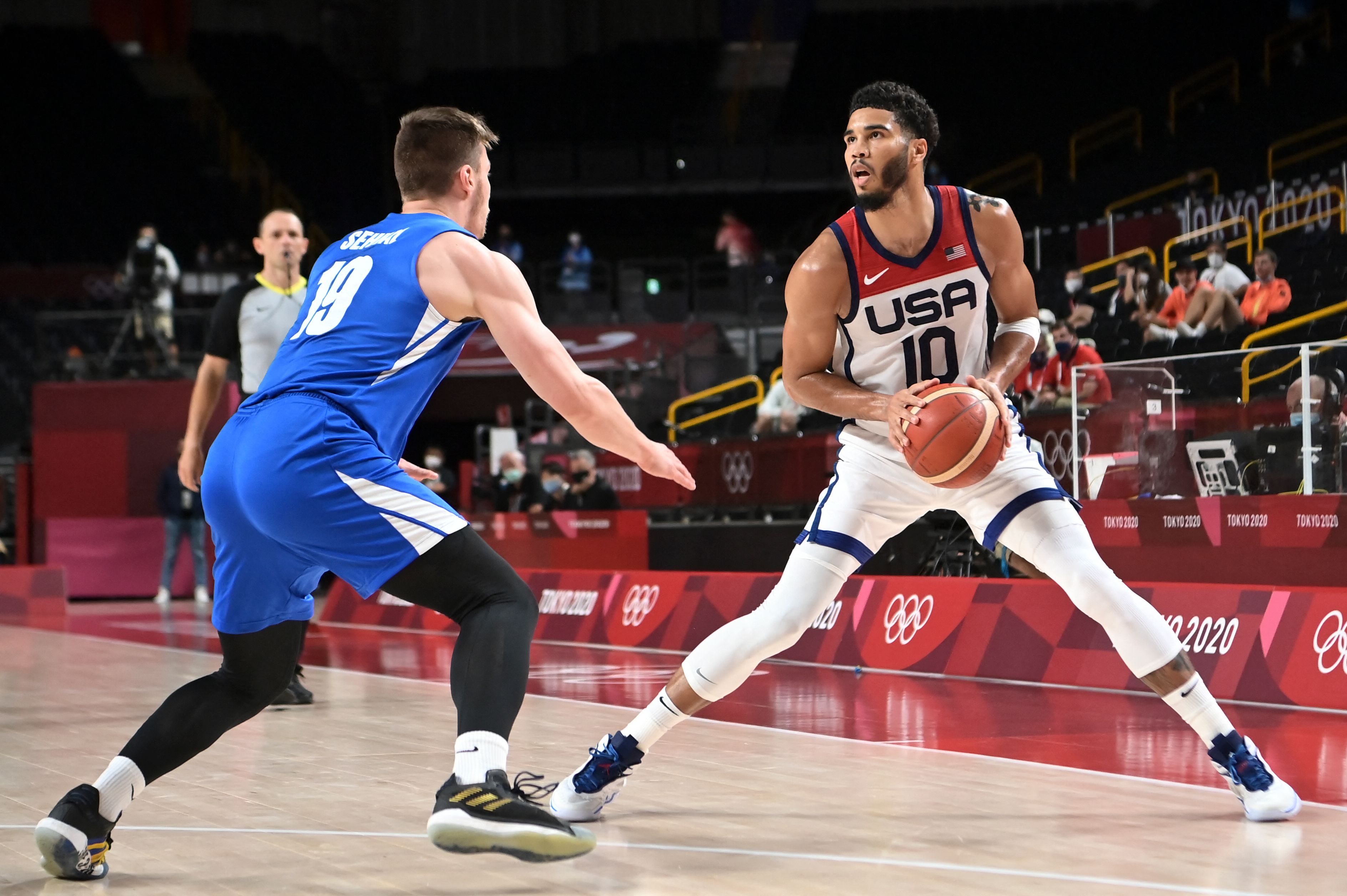 As Jayson Tatum takes on a starring role, Team USA is starting to show its  gold medal potential - The Boston Globe