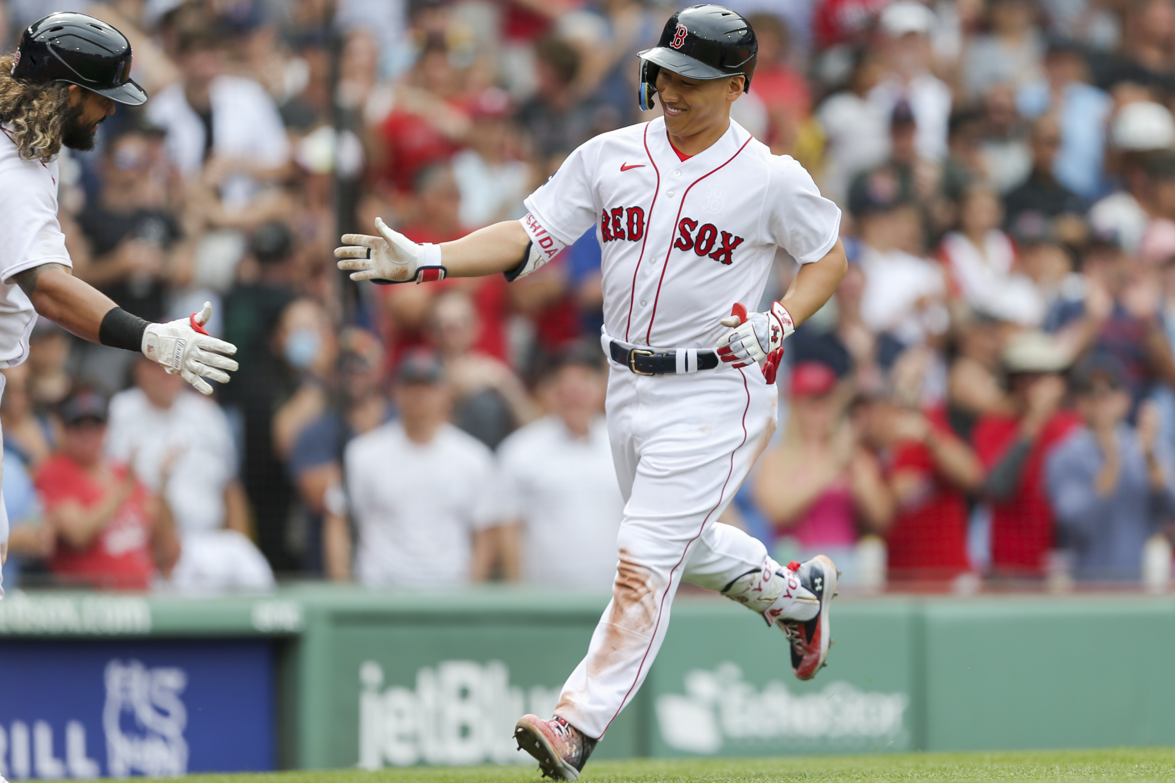 Masataka Yoshida fitting in with Red Sox on and off the field in his first  season after coming over from Japan - The Boston Globe