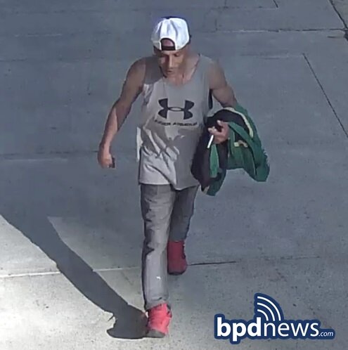 Boston police are searching for a man in connection to an indecent assault and battery and attempted robbery that occurred near Francis and Binney streets Thursday.