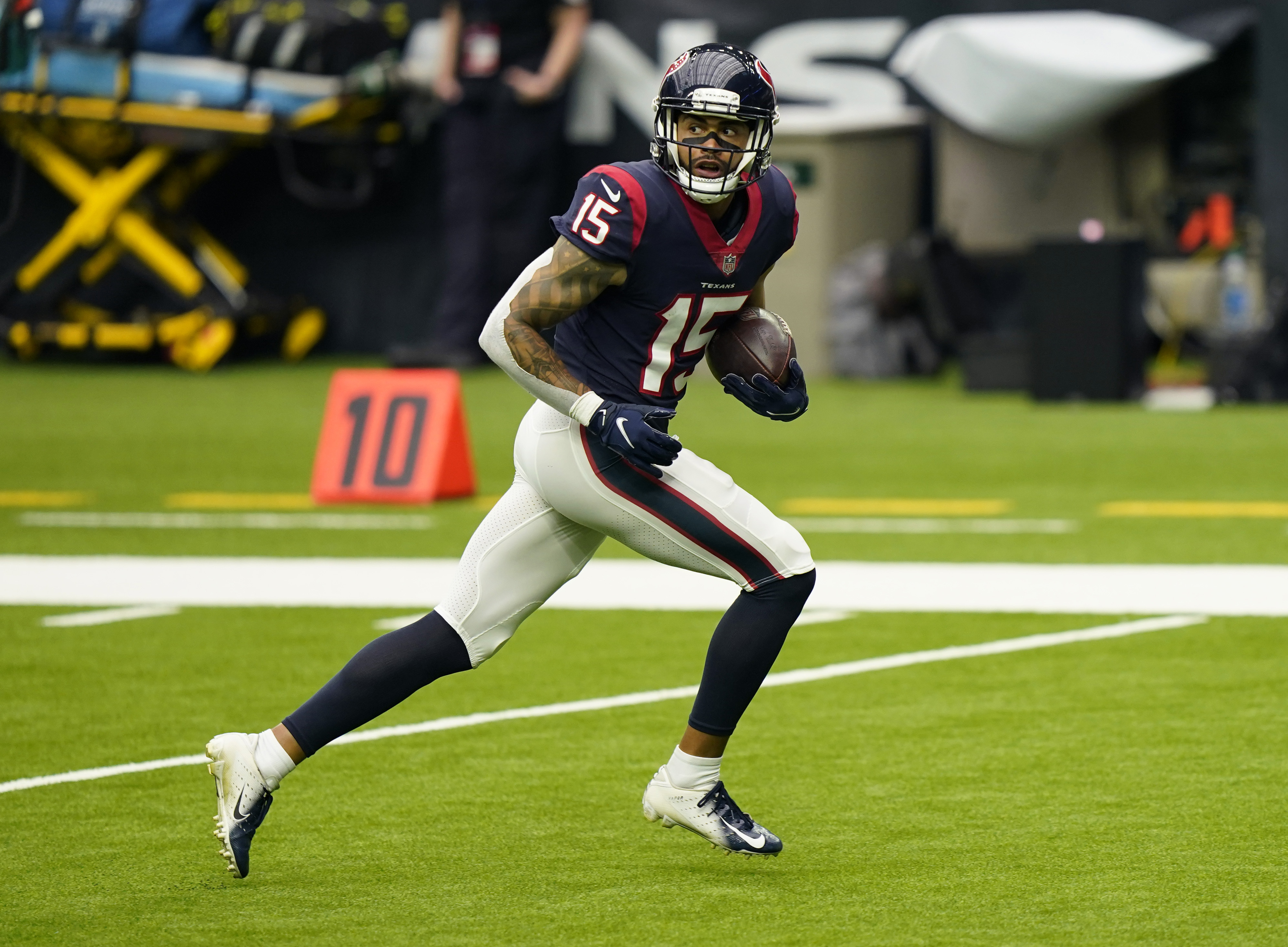 Will Fuller leads Houston receivers with five touchdown catches.