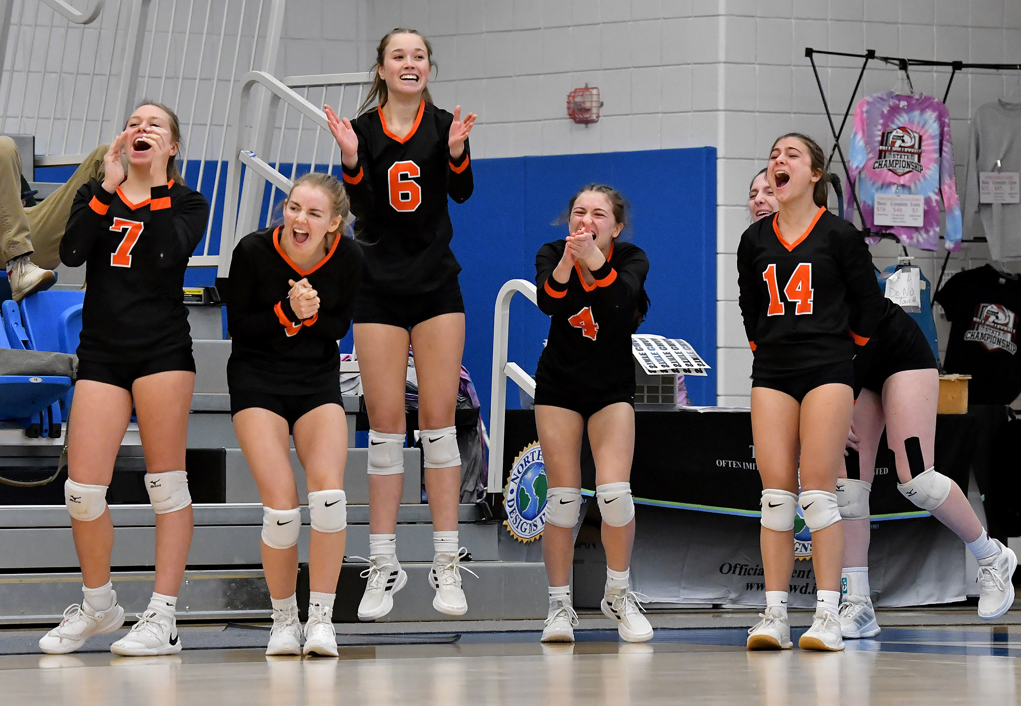With every ounce of energy, Ipswich girls' volleyball nets three