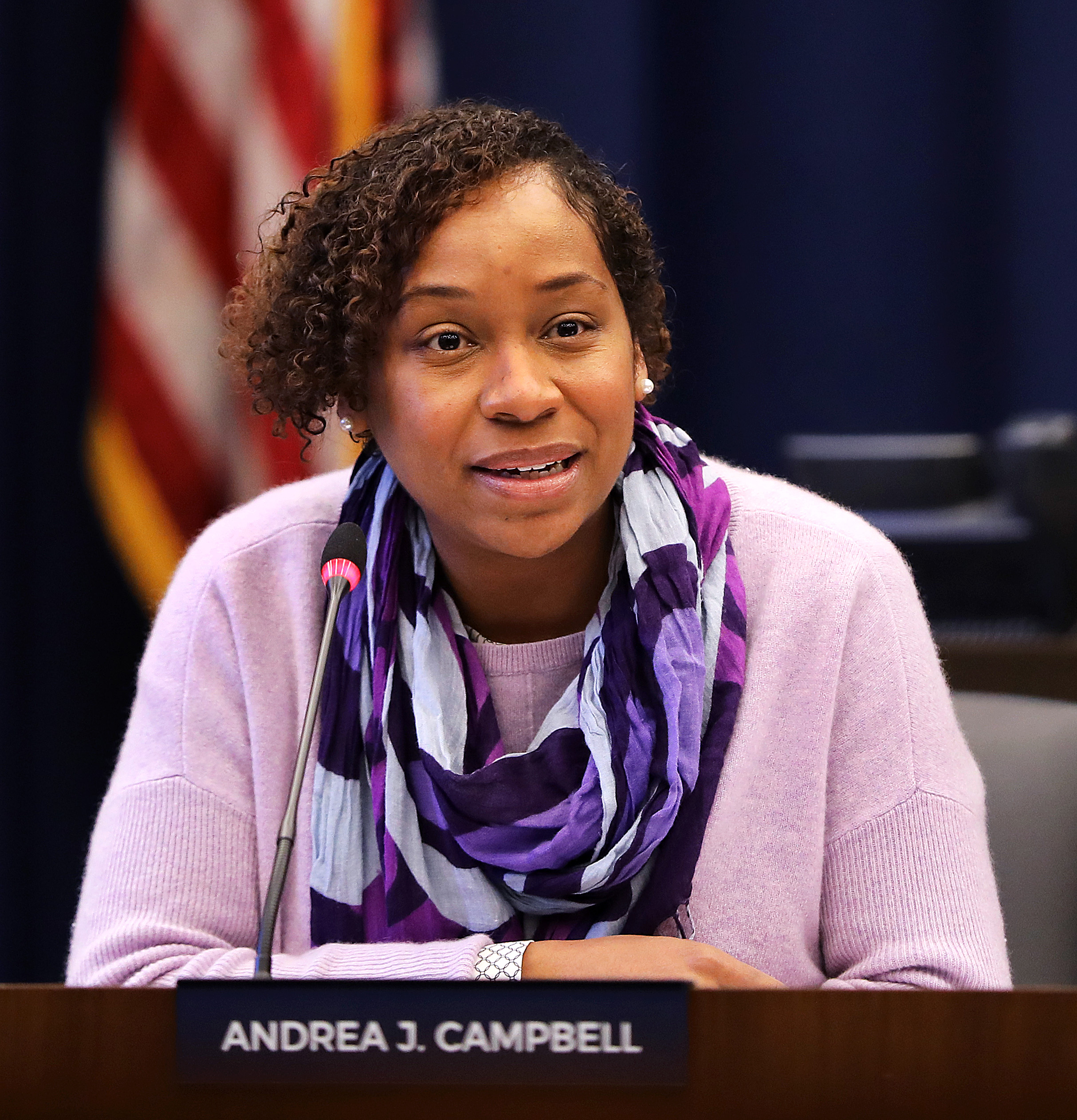 Boston City Council member aAndrea Campbell.
