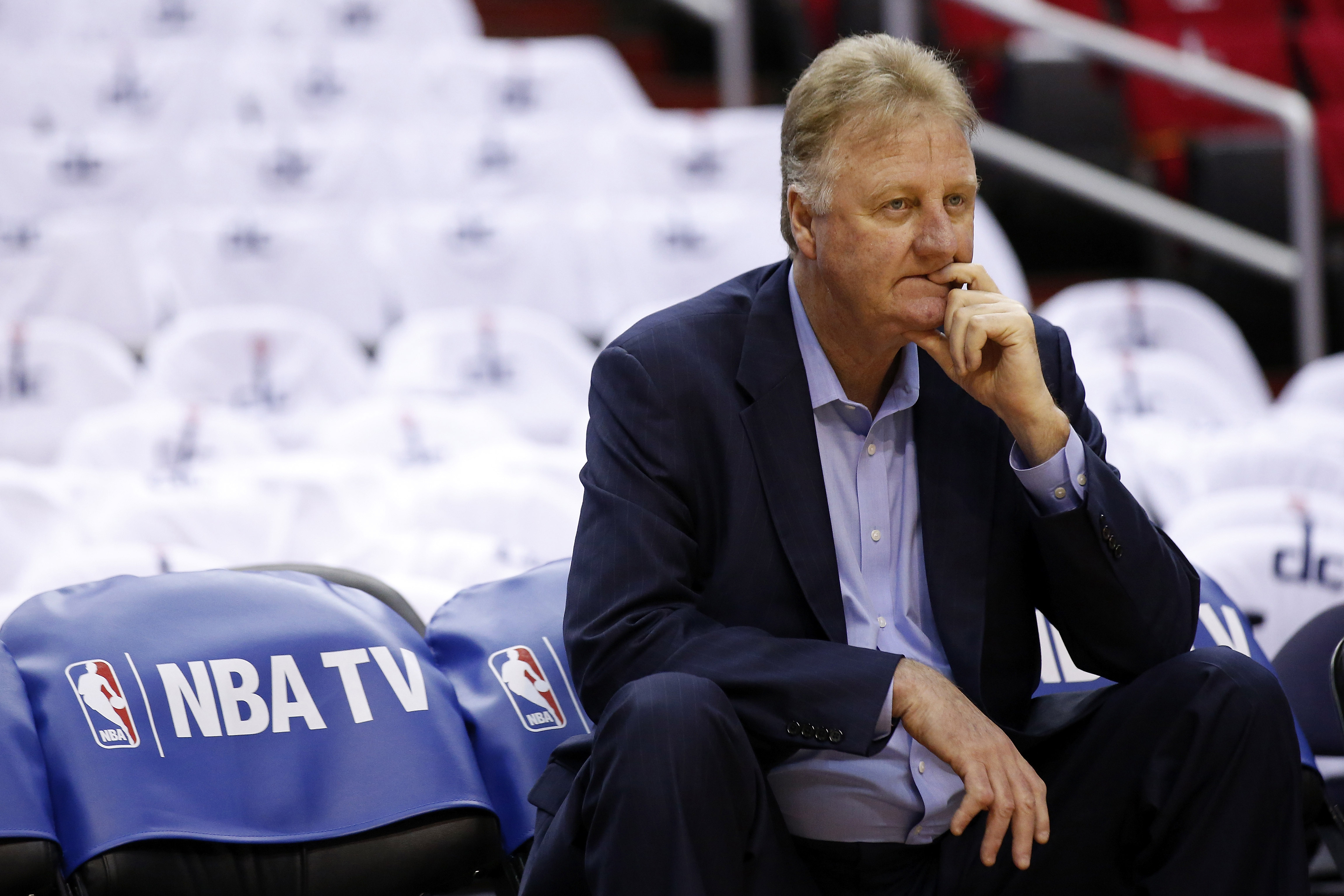 Larry Bird popped up as a frequent foil in "The Last Dance."