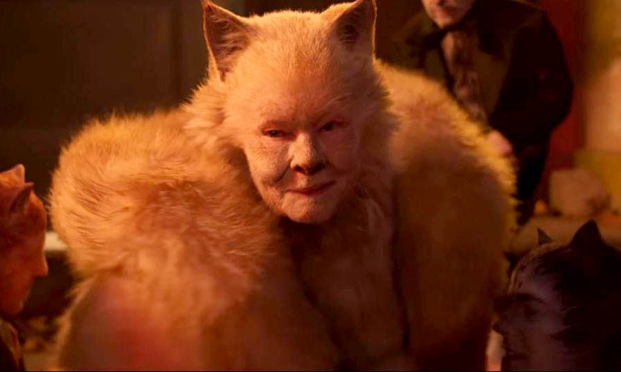 Judi Dench in, uh, "Cats."