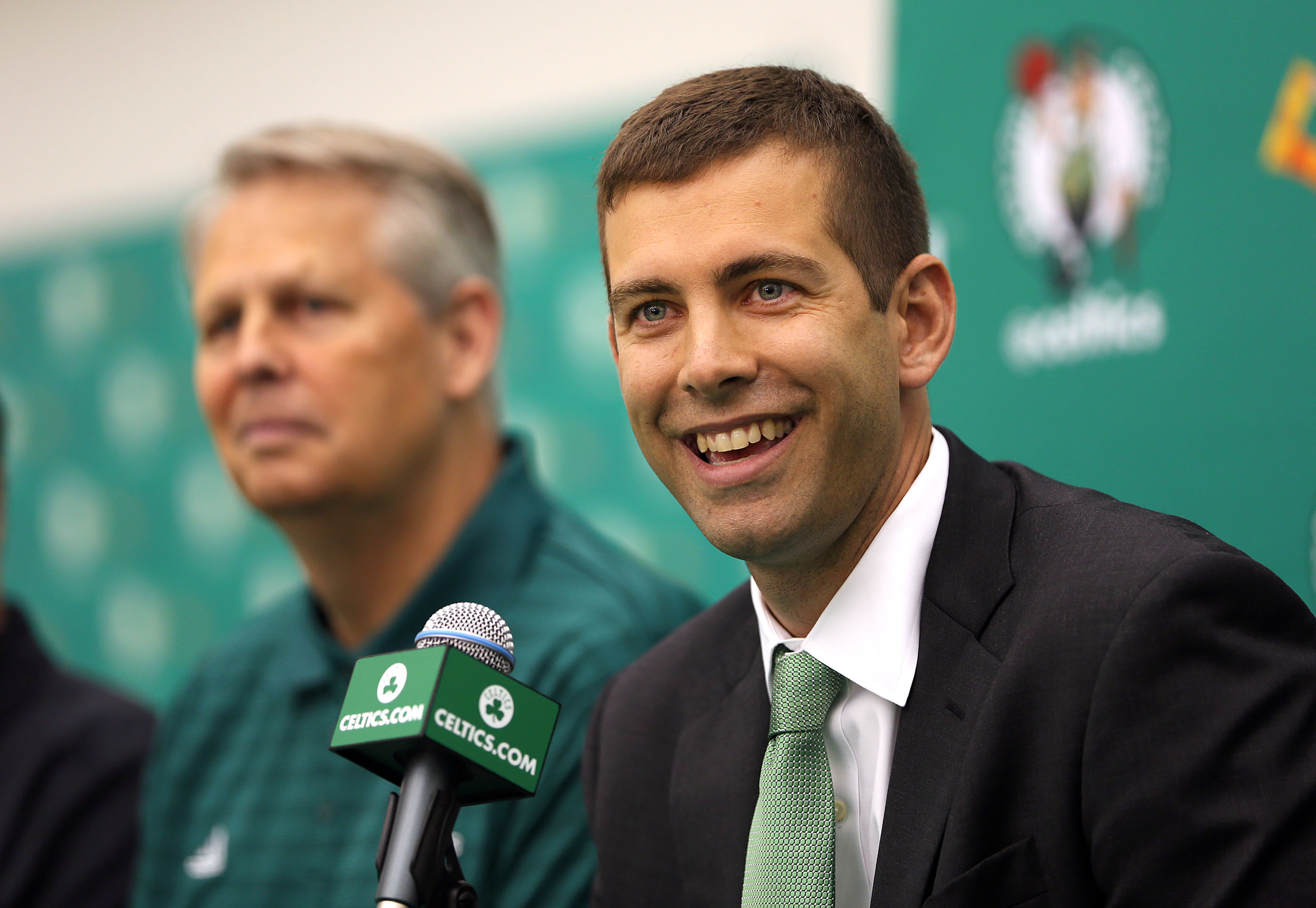 Brad Stevens was introduced as coach of the Celtics on July 5, 2013.