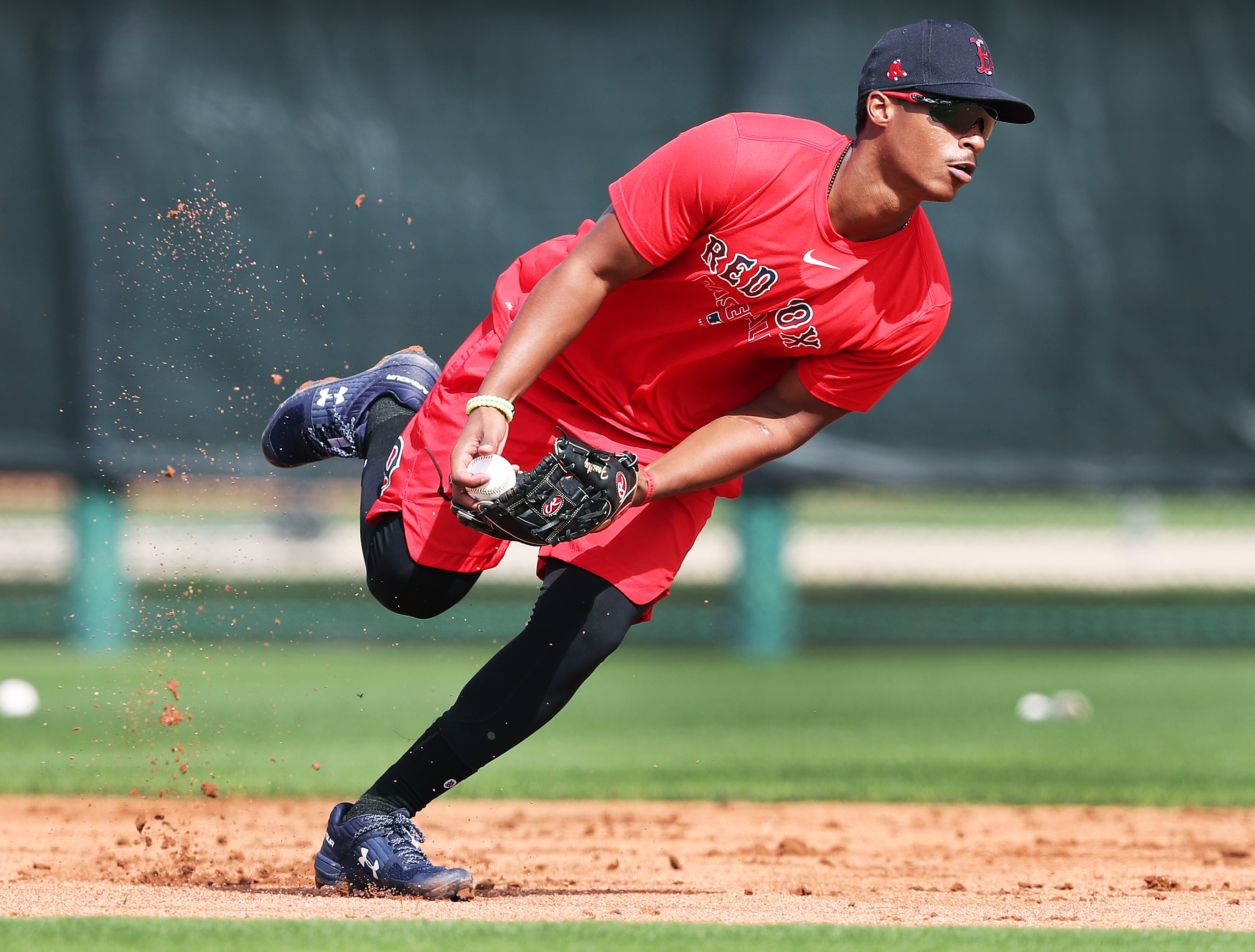 Jeter Downs was drafted by the Reds in 2017, and acquired by Boston in the Mookie Betts trade with the Dodgers.