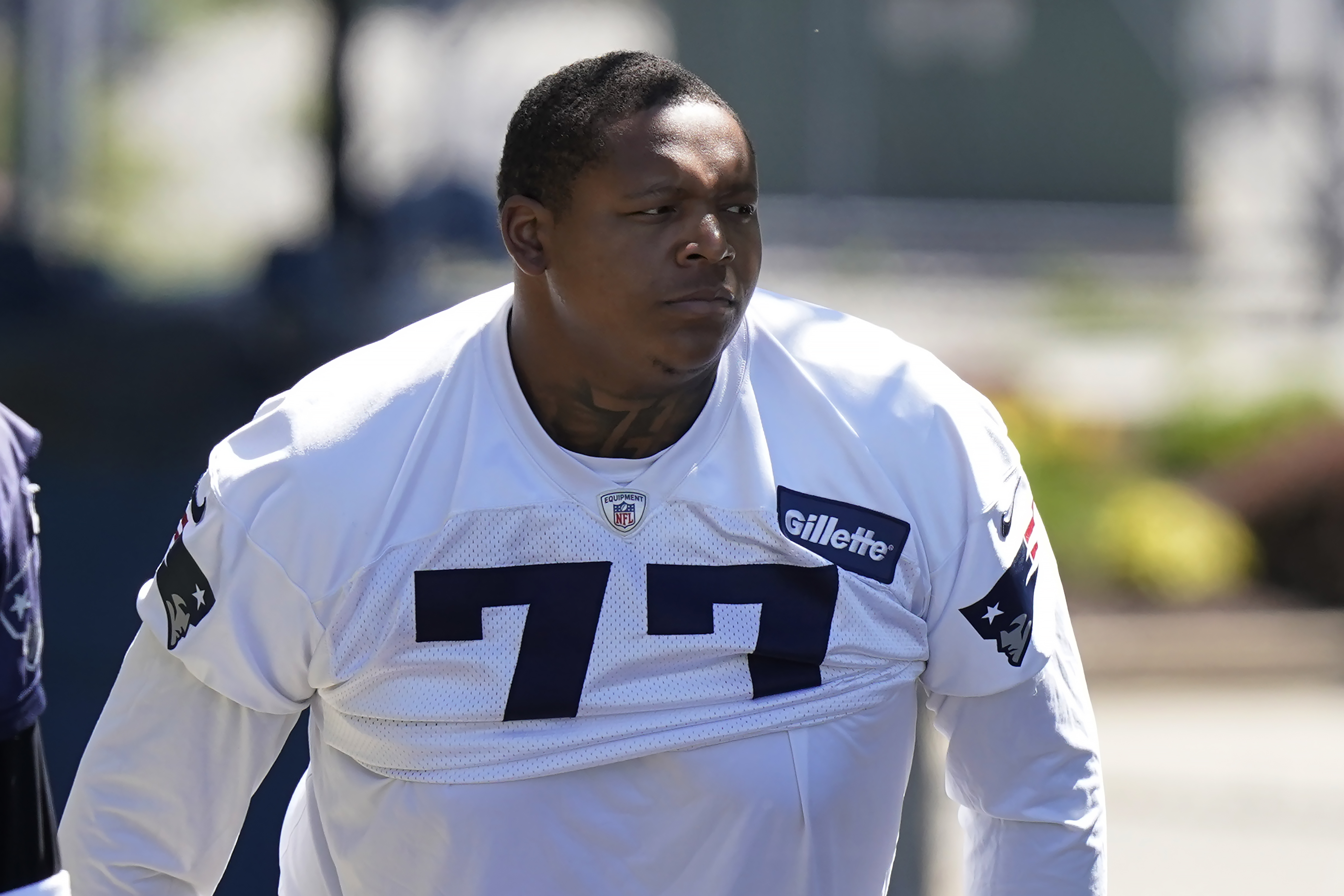 Patriots OT Trent Brown day-to-day with calf injury, per report – Boston  Herald