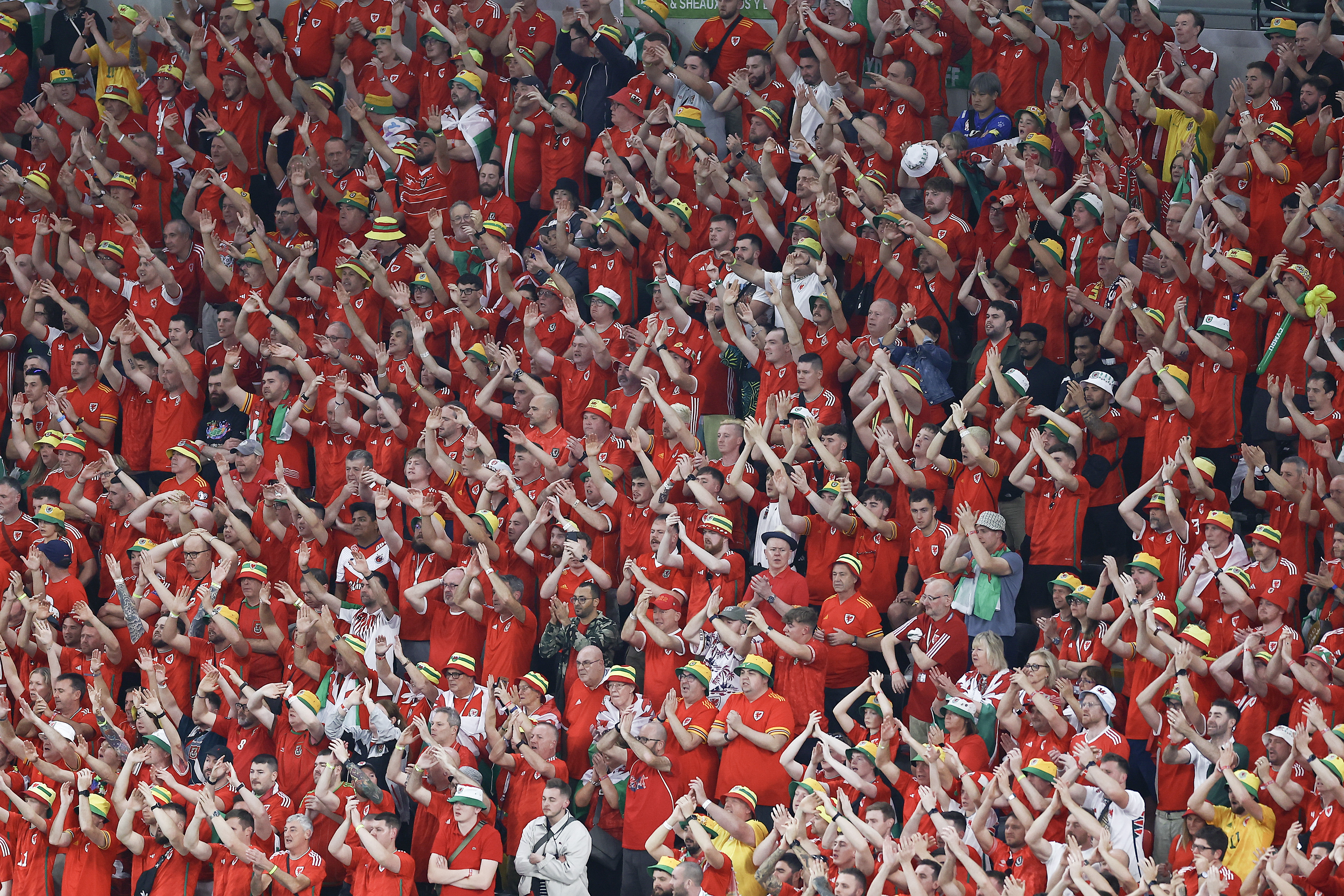 Wales asks FIFA why rainbow hats were removed from fans at World Cup