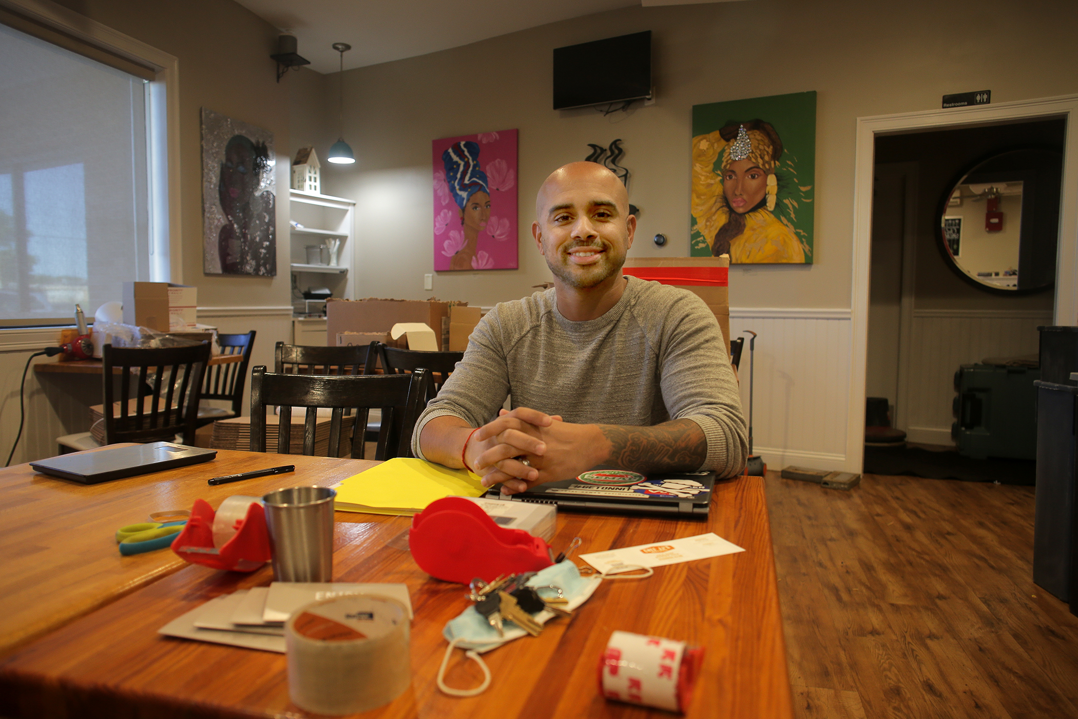 Nelson Fernandes, owner of JJ's Caffe in Brockton.