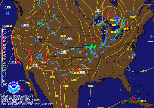 The arrival of a cold front this weekend could mean snow in some parts ...