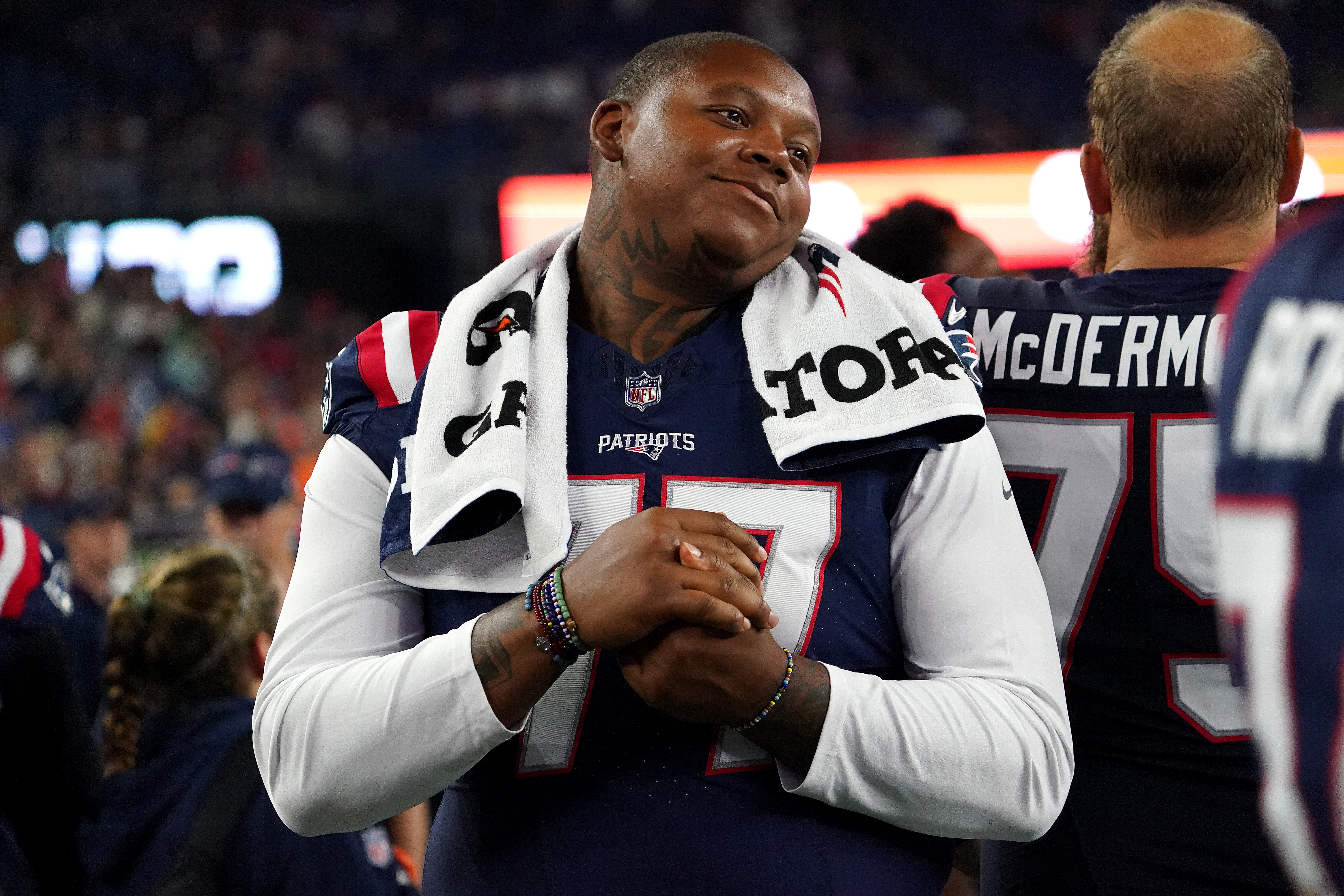 Report: Trent Brown agrees to restructured contract with Patriots - The  Boston Globe