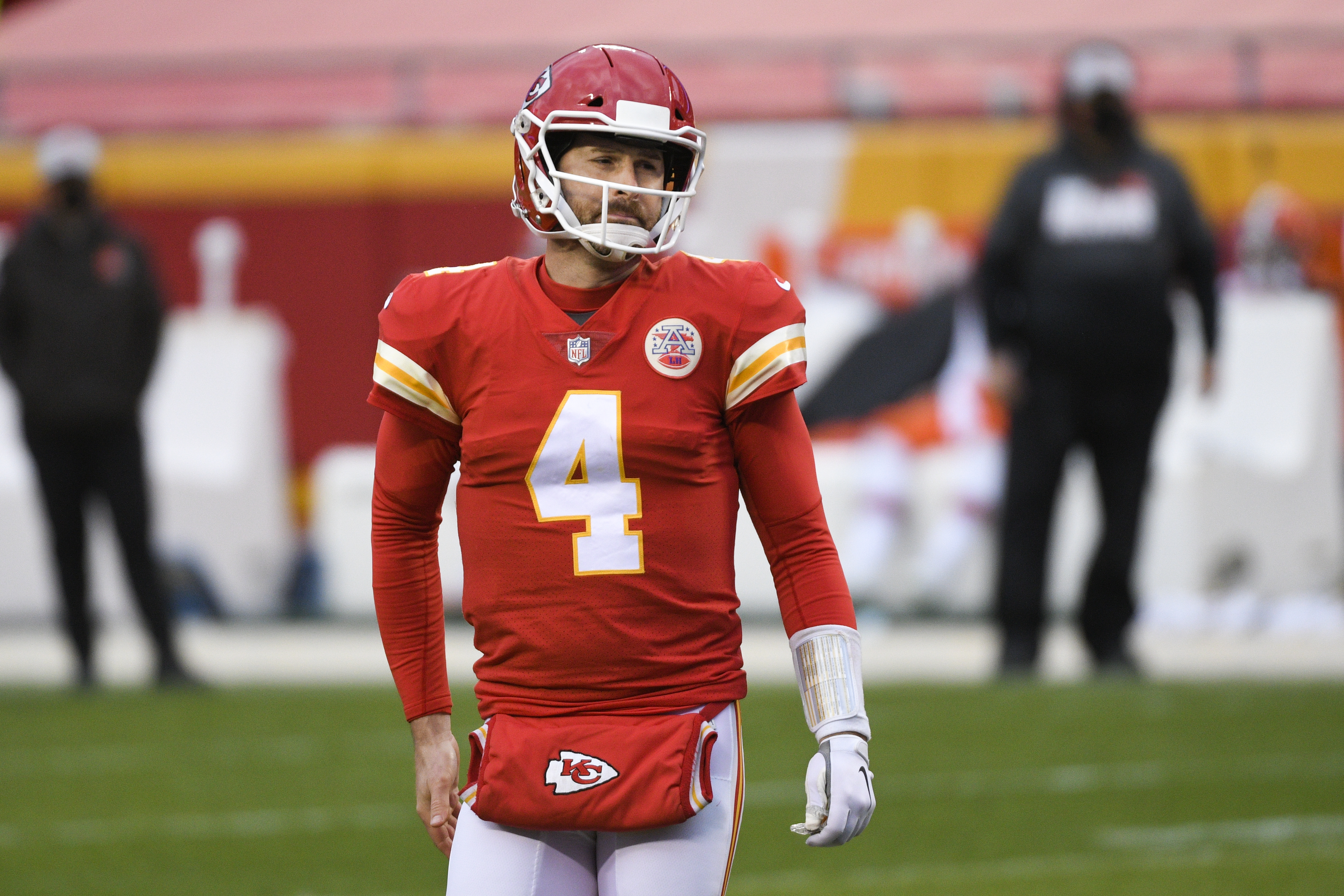Chad Henne saw time in relief of Pat Mahomes last weekend against the Browns.