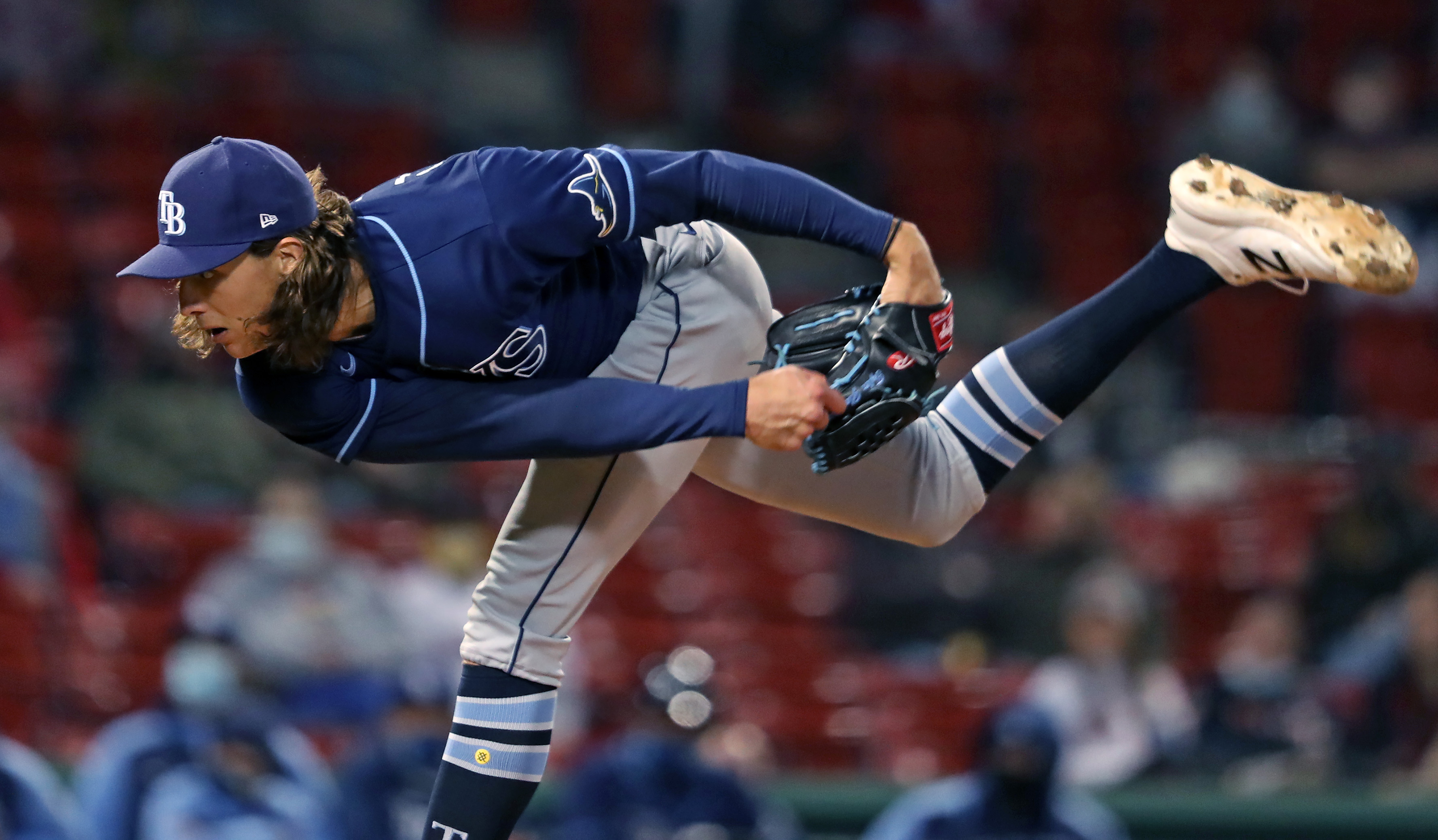 Rays starter Tyler Glasnow allowed just one run in six innings.