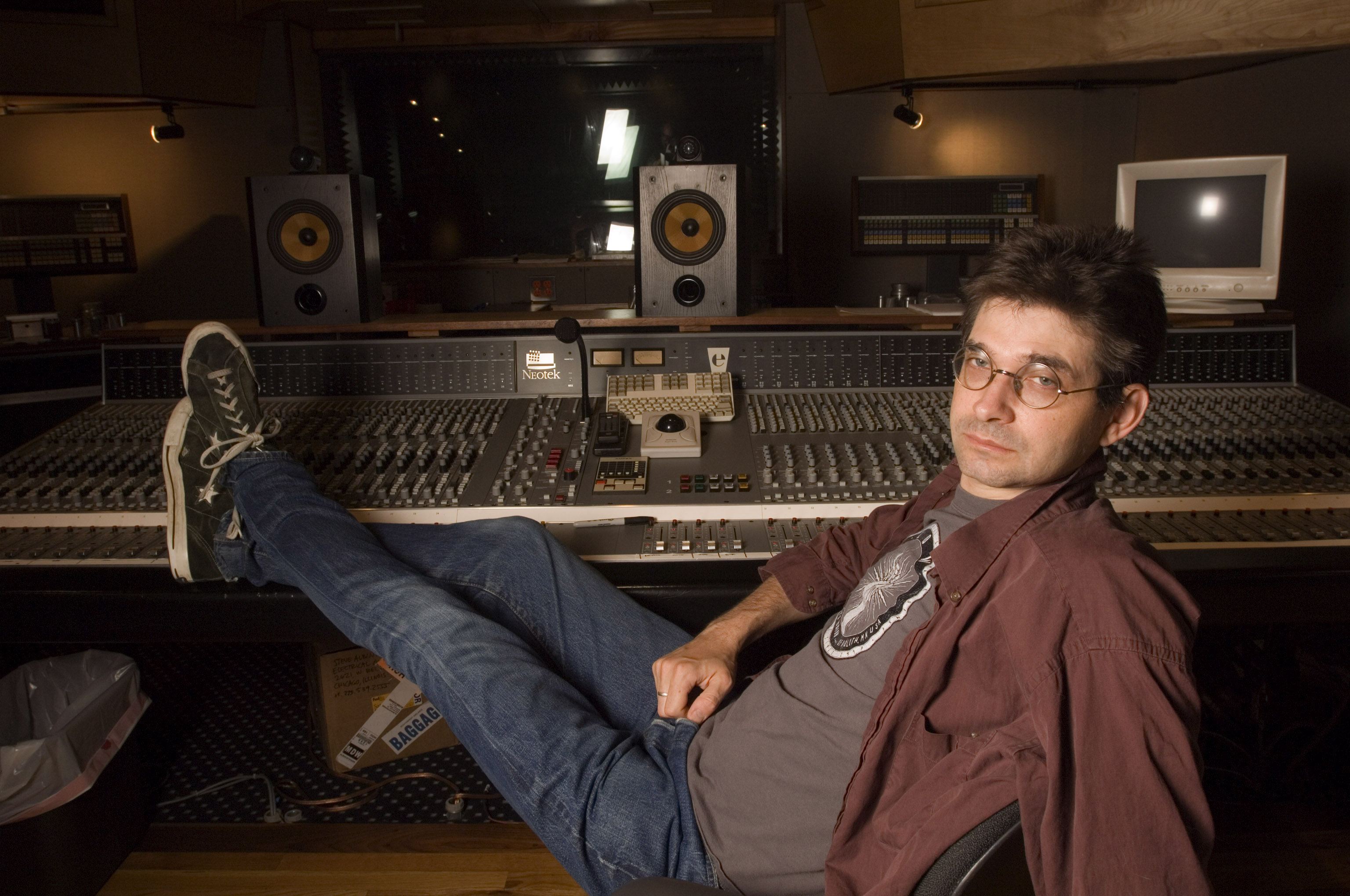 Steve Albini, legendary producer for Nirvana and the Pixies and an