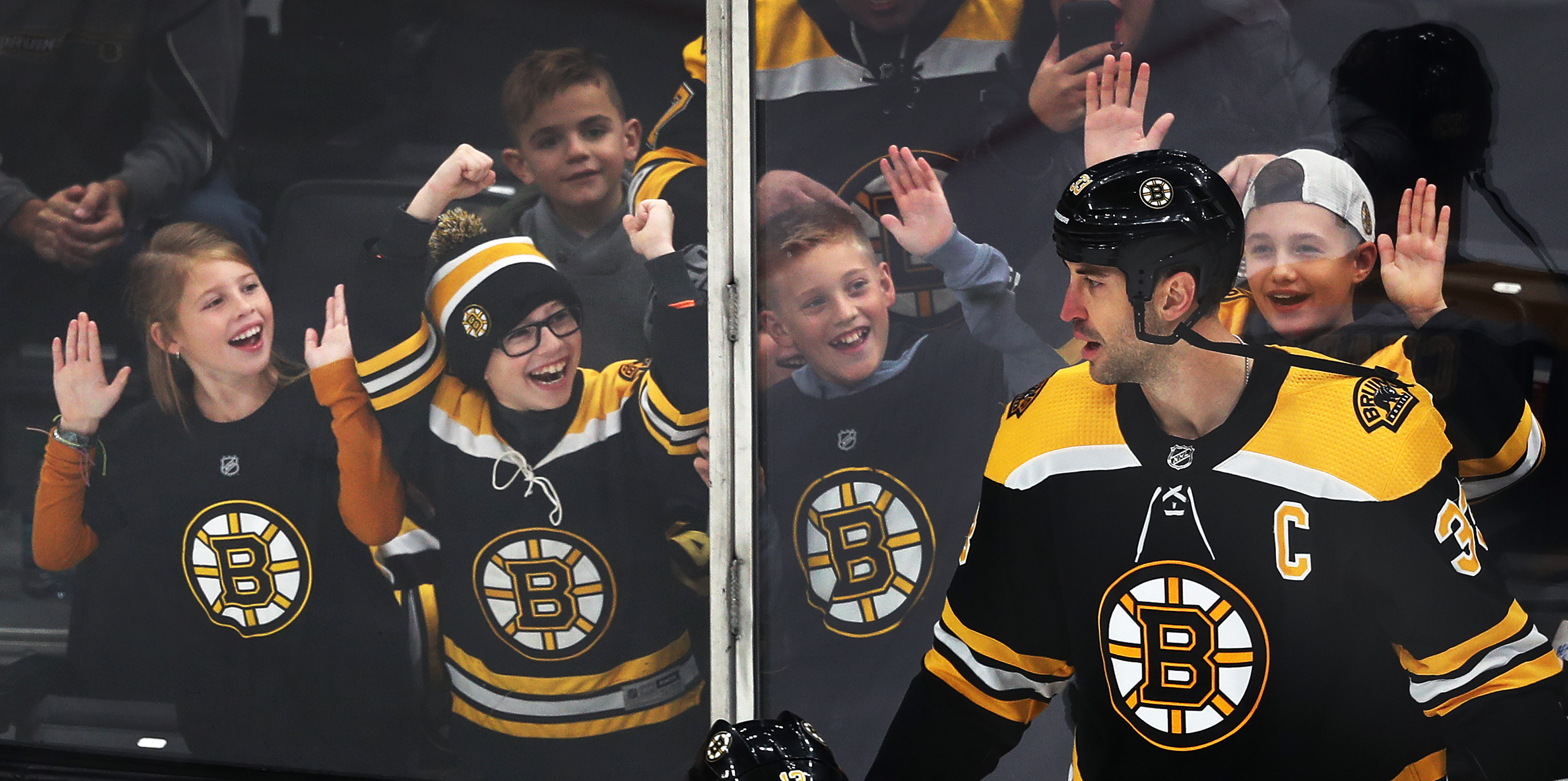 Zdeno Chara became a fan favorite with the Bruins.
