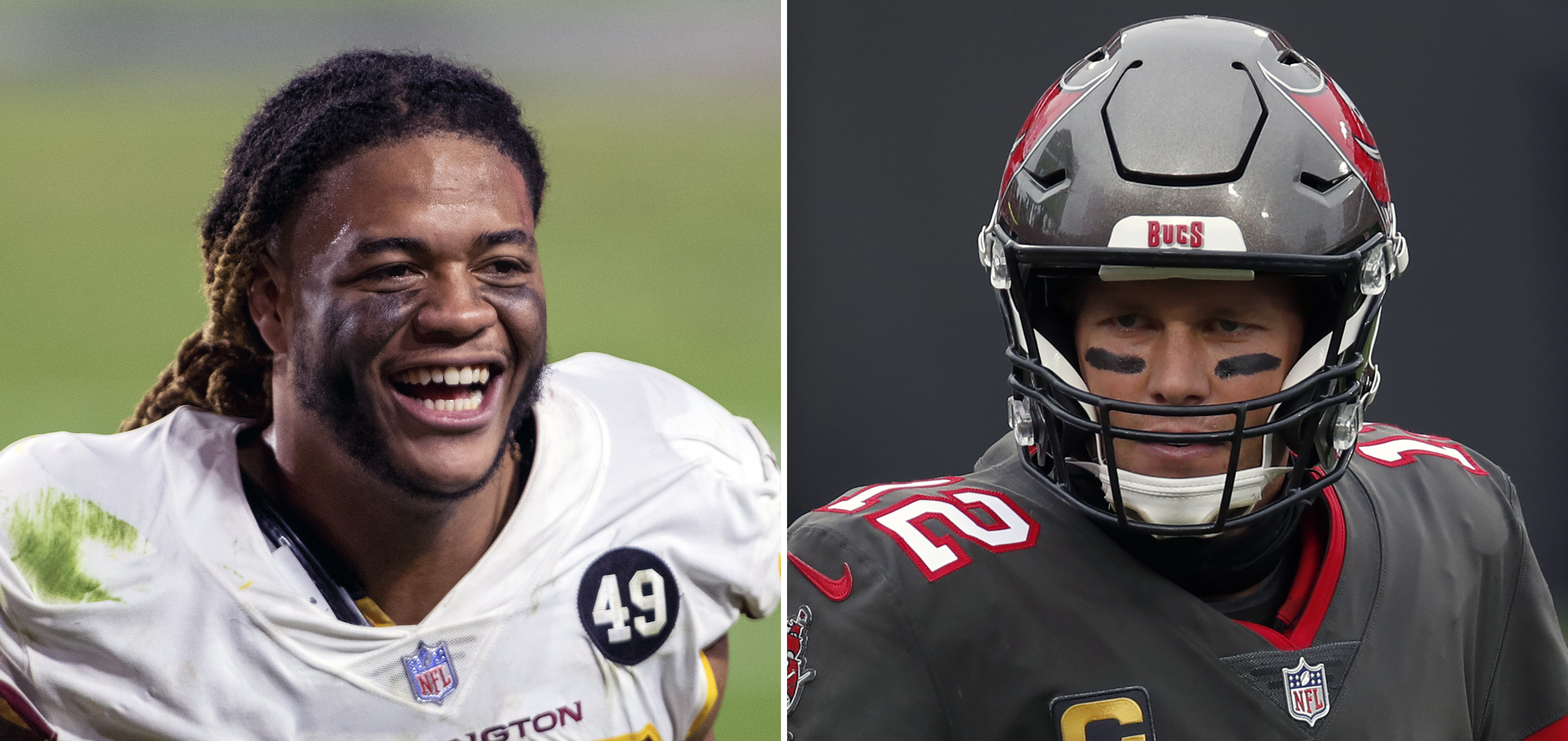 Washington's Chase Young looks ahead to Bucs playoff game: 'Tom Brady, I'm  coming! I want Tom' - The Boston Globe