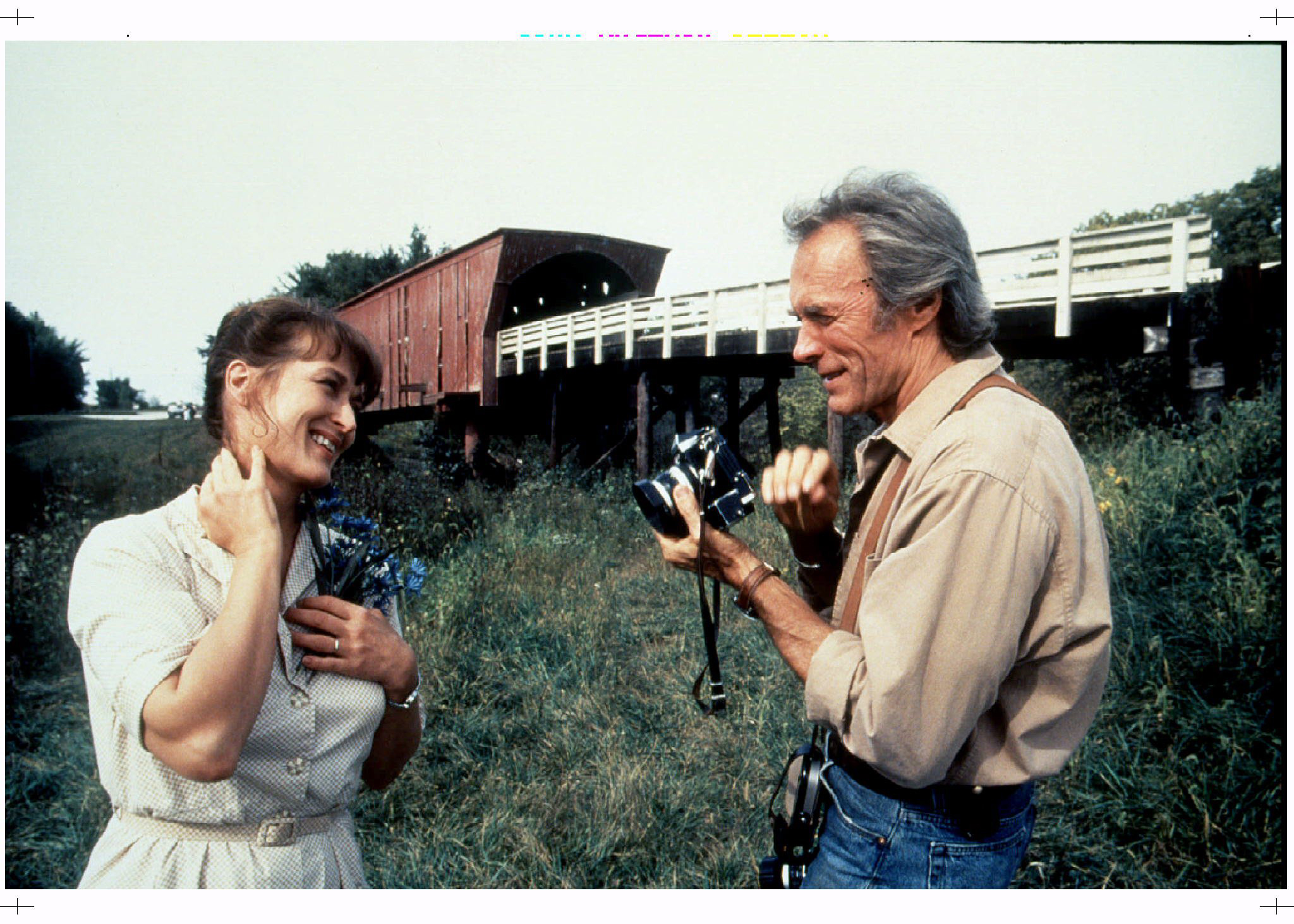 Meryl Streep and Clint Eastwood in "The Bridges of Madison County."