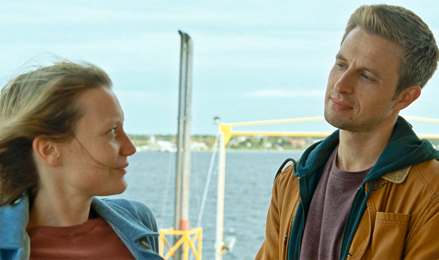 Mia Wasikowska and Anders Danielsen Lie in "Bergman Island."