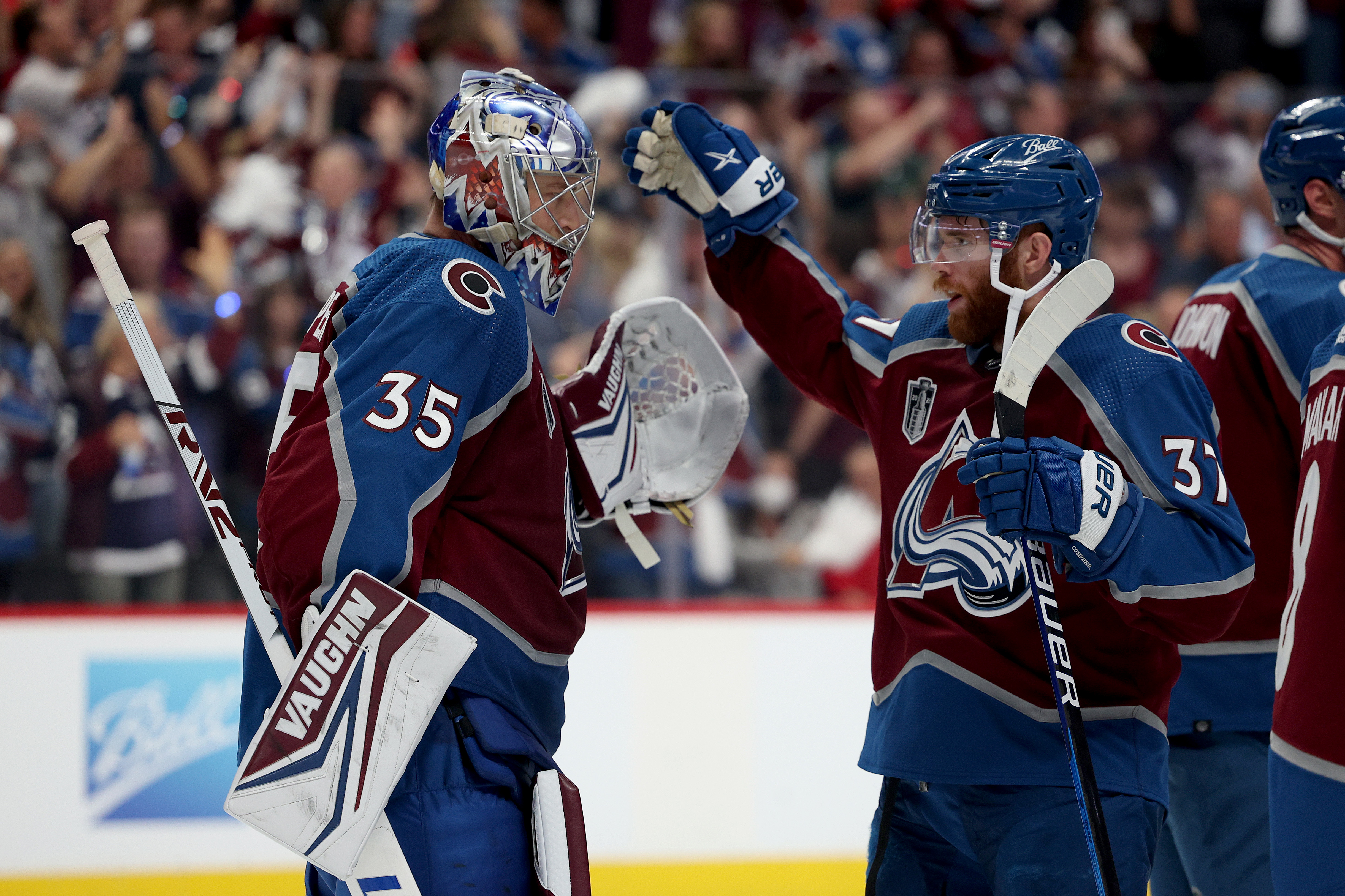 Colorado Avalanche Erik Johnson 6 Home 2022 Stanley Cup Champions Breakaway  Men Jersey - Burgundy - Bluefink