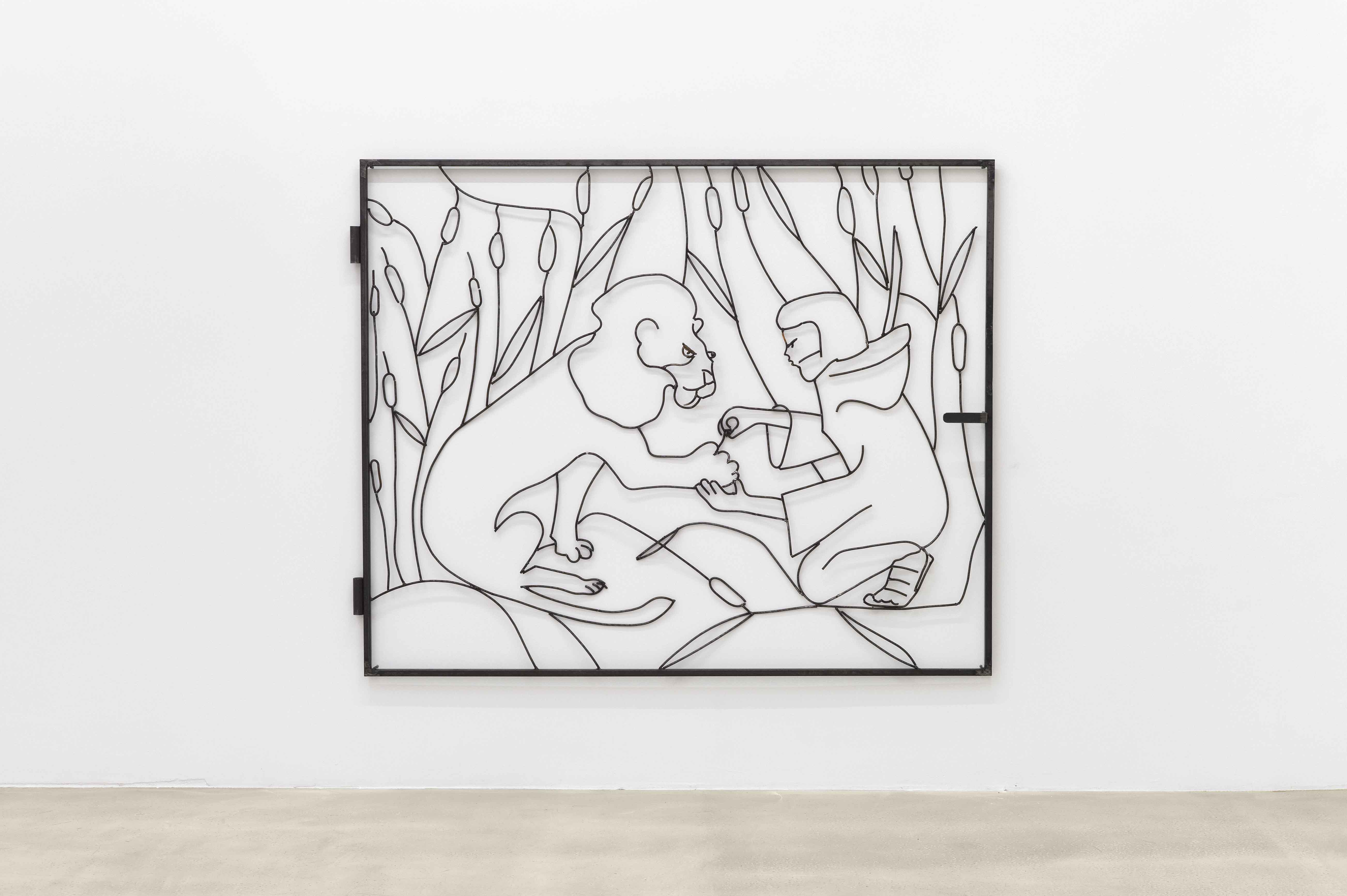 Lin May Saeed's "St. Jerome and the Lion," from 2016.