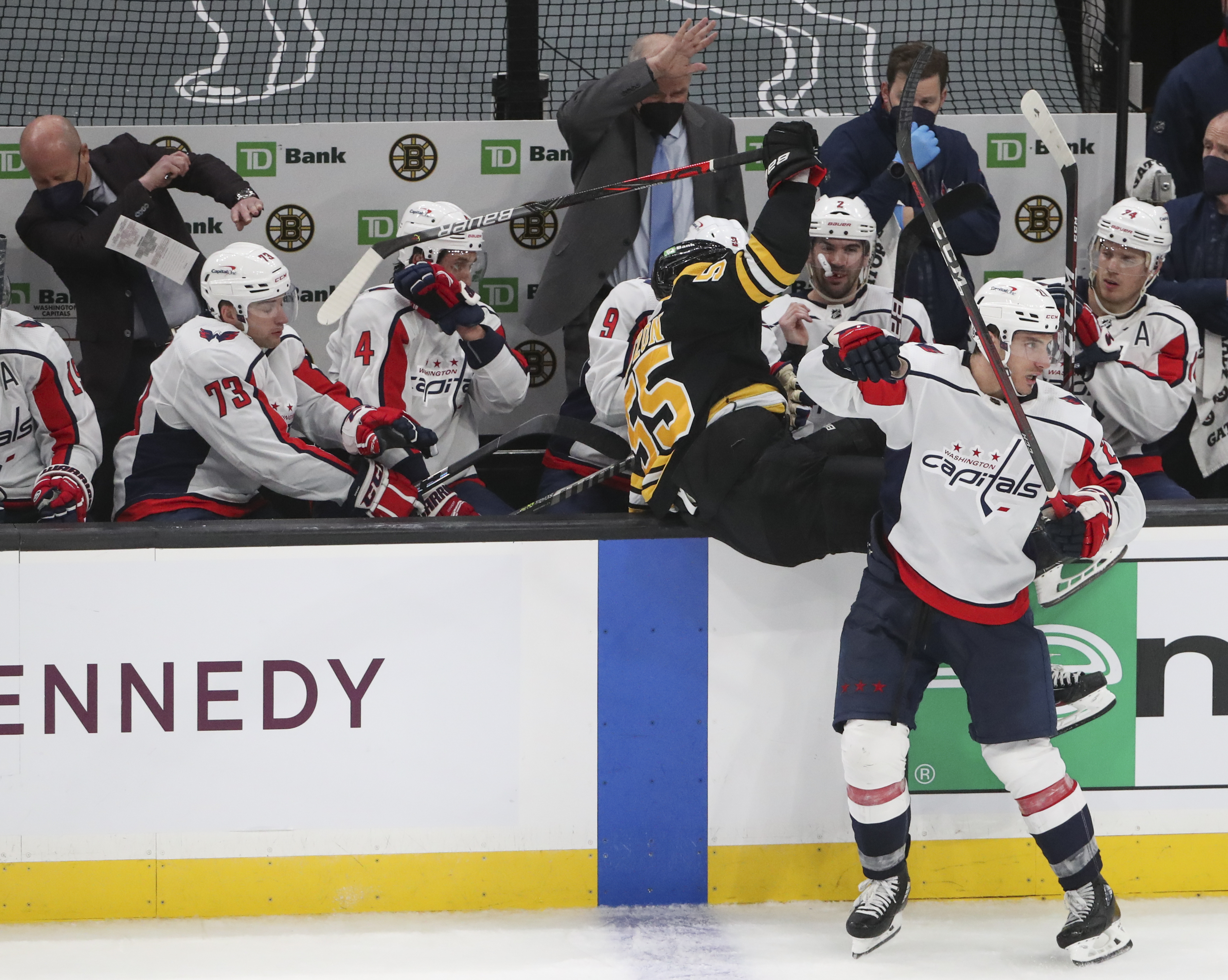 The Bruins are expecting a physical playoff series against the Capitals, as has been the case just about every time they met this season.