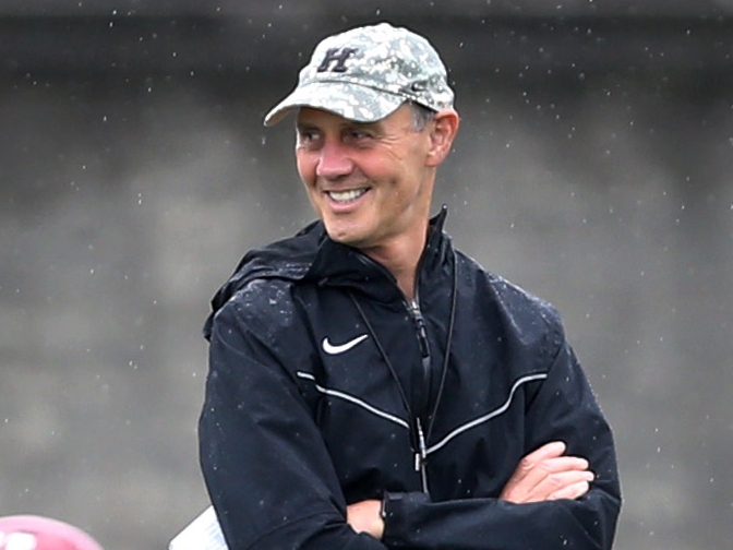 Harvard football coach Tim Murphy speaks on his career — Harvard Gazette