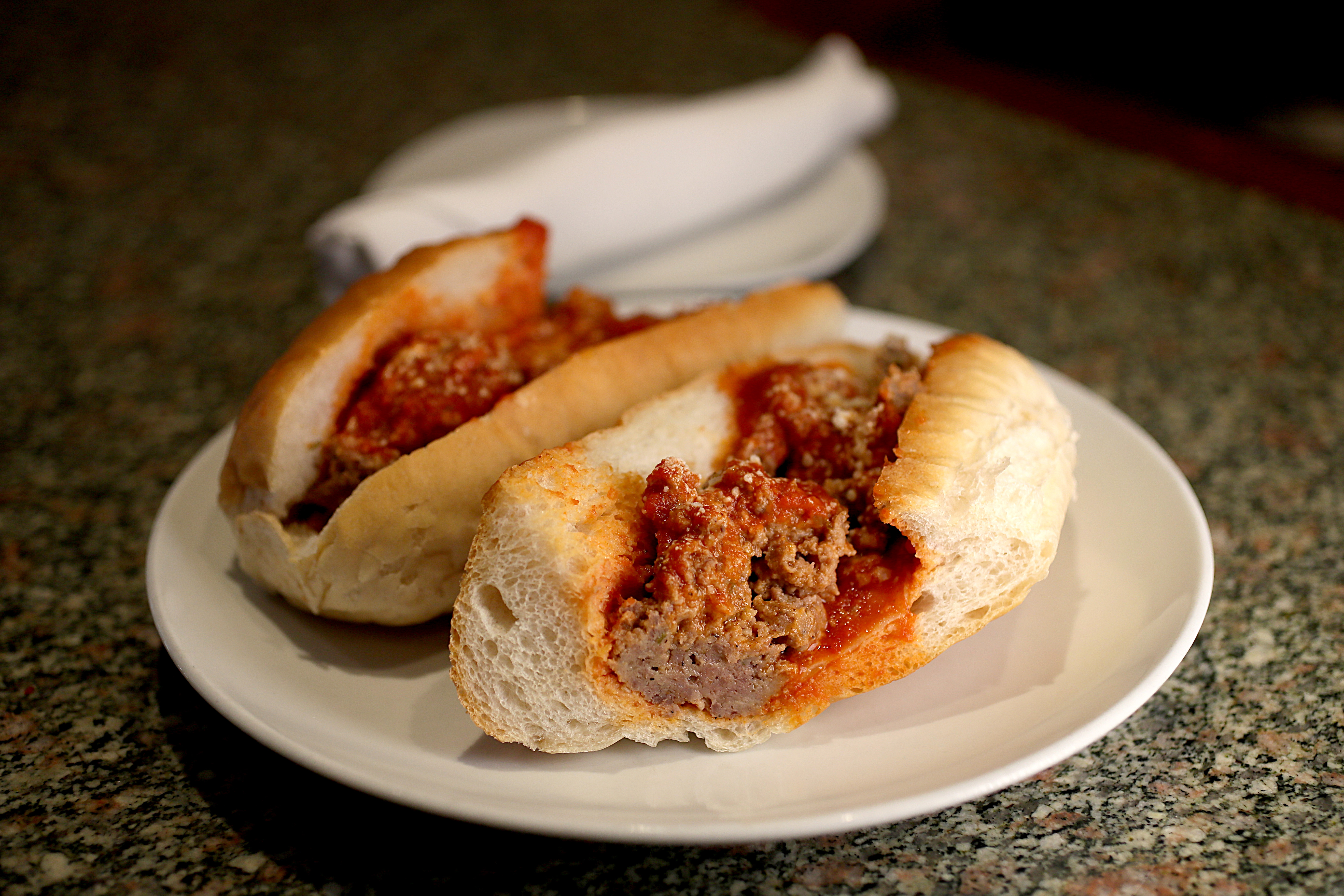 At Artu Restaurant, the meatball panini. The North End location remains open.