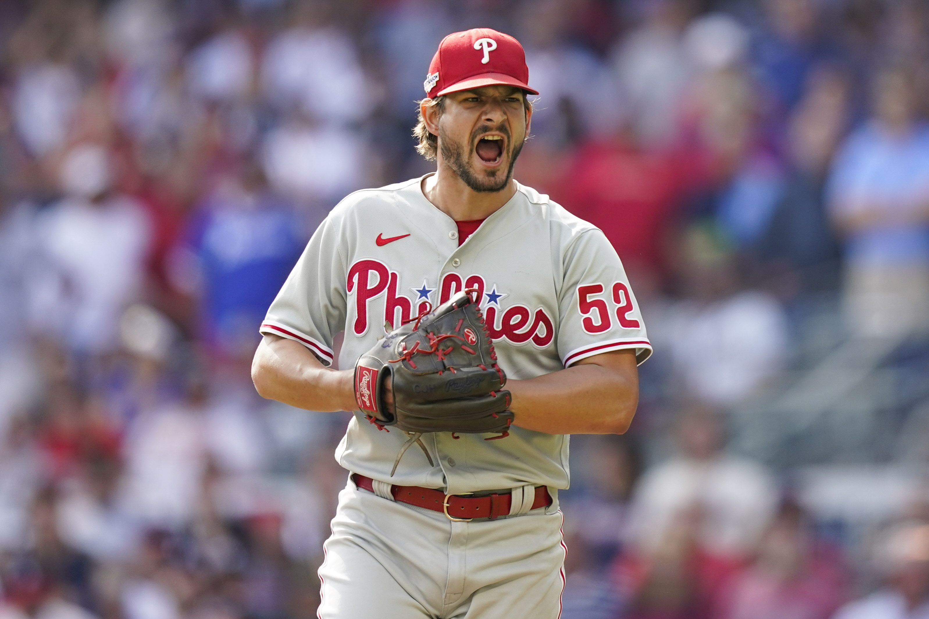 Nick Castellanos slams two more homers as Phillies eliminate top-seeded  Braves in another Division Series - The Boston Globe