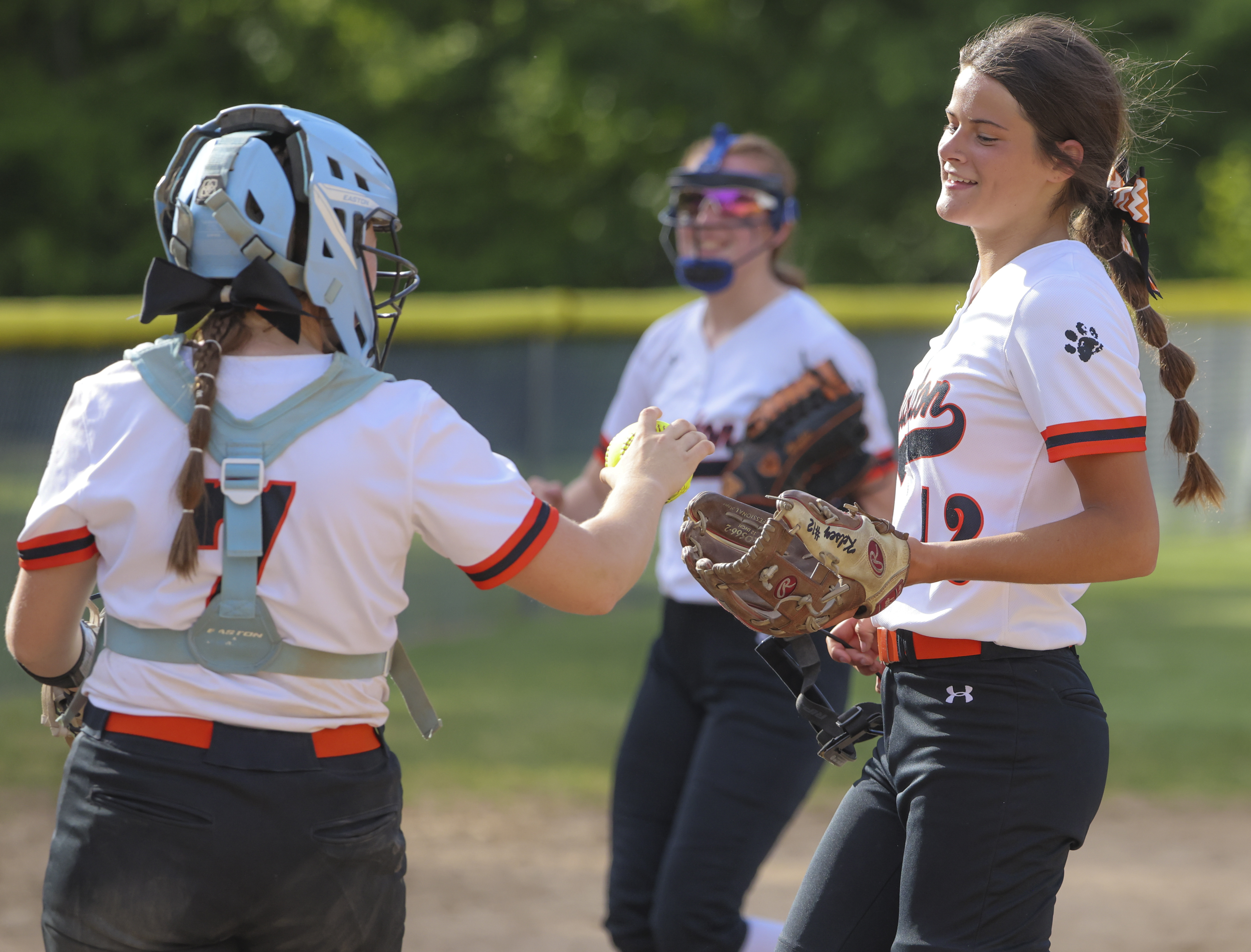 Taunton senior pitcher Kelsey White (Villanova) and catcher McKenzie McAloon (Bryant) both are Division 1 college commits.