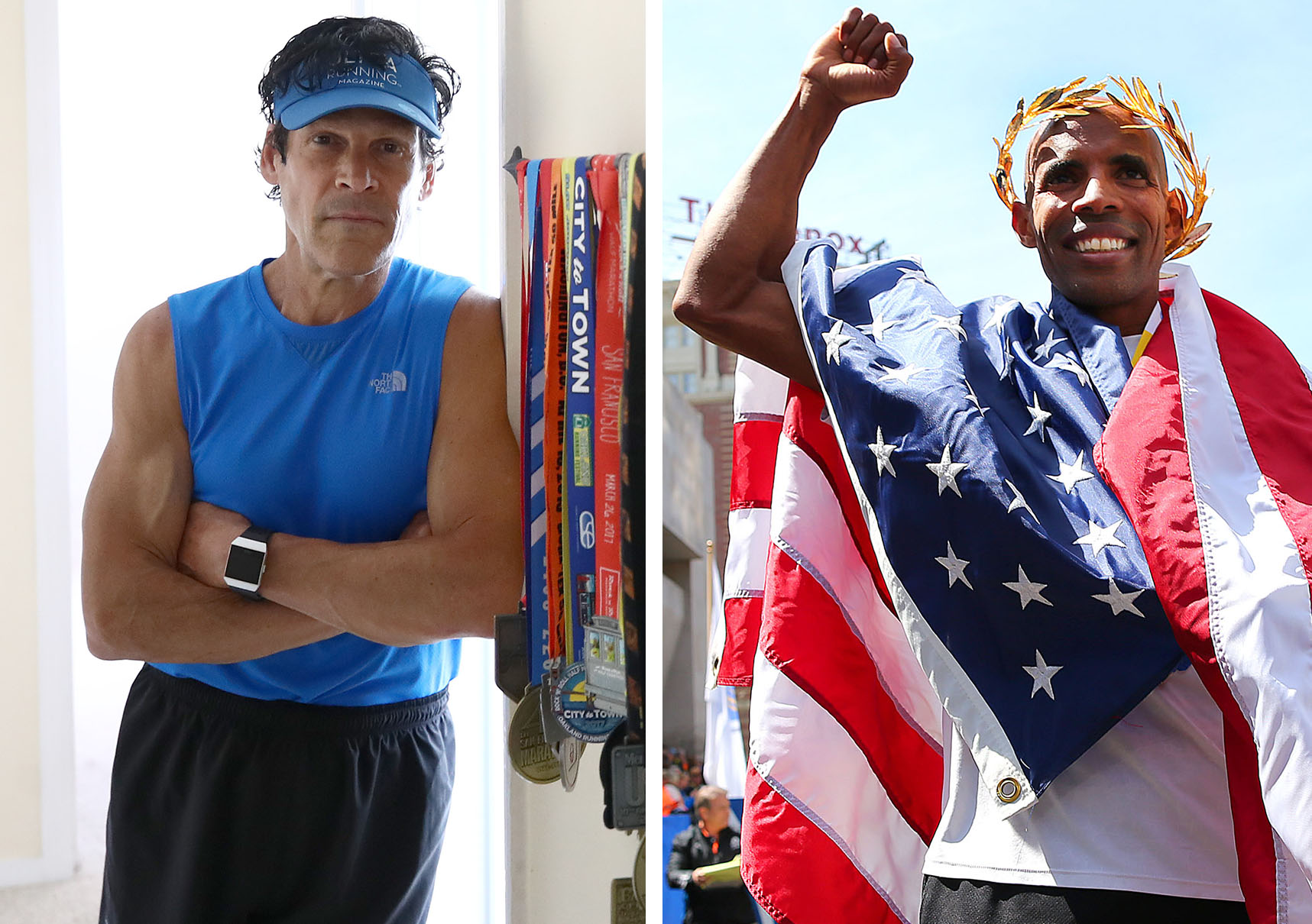 Runners Dean Karnazes (left) and Meb Keflezighi are partnering with Bill Walton on a charity bike ride.