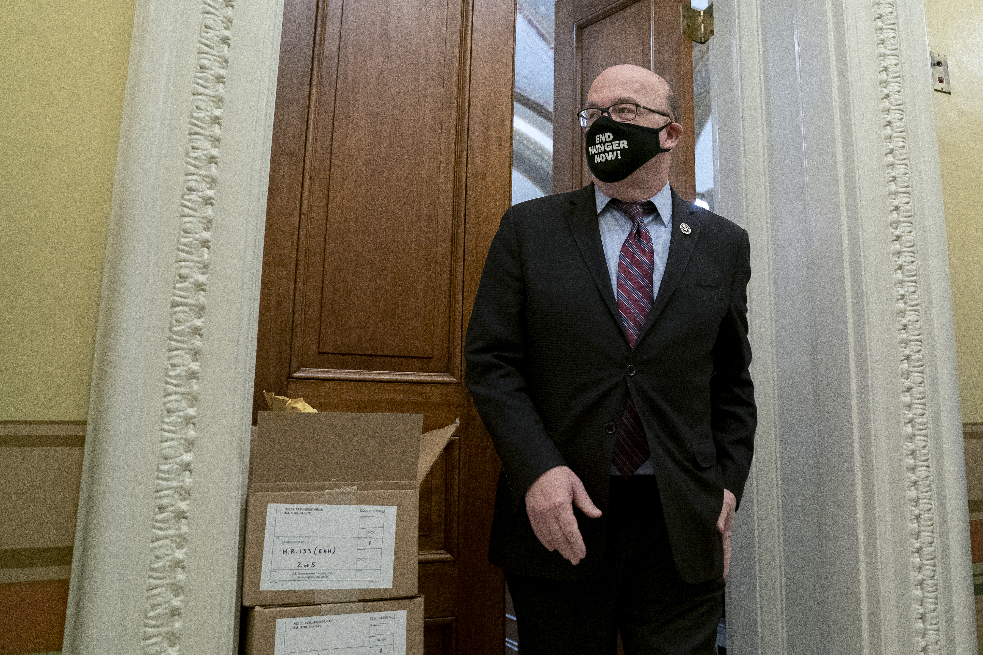 On the House floor, one of Speaker Nancy Pelosi’s aides asked Representative Jim McGovern to take over in the speaker’s chair. He figured she just needed to take some calls in her office. “I don’t think she even knew what was about to happen because she left her phone there,” he said.