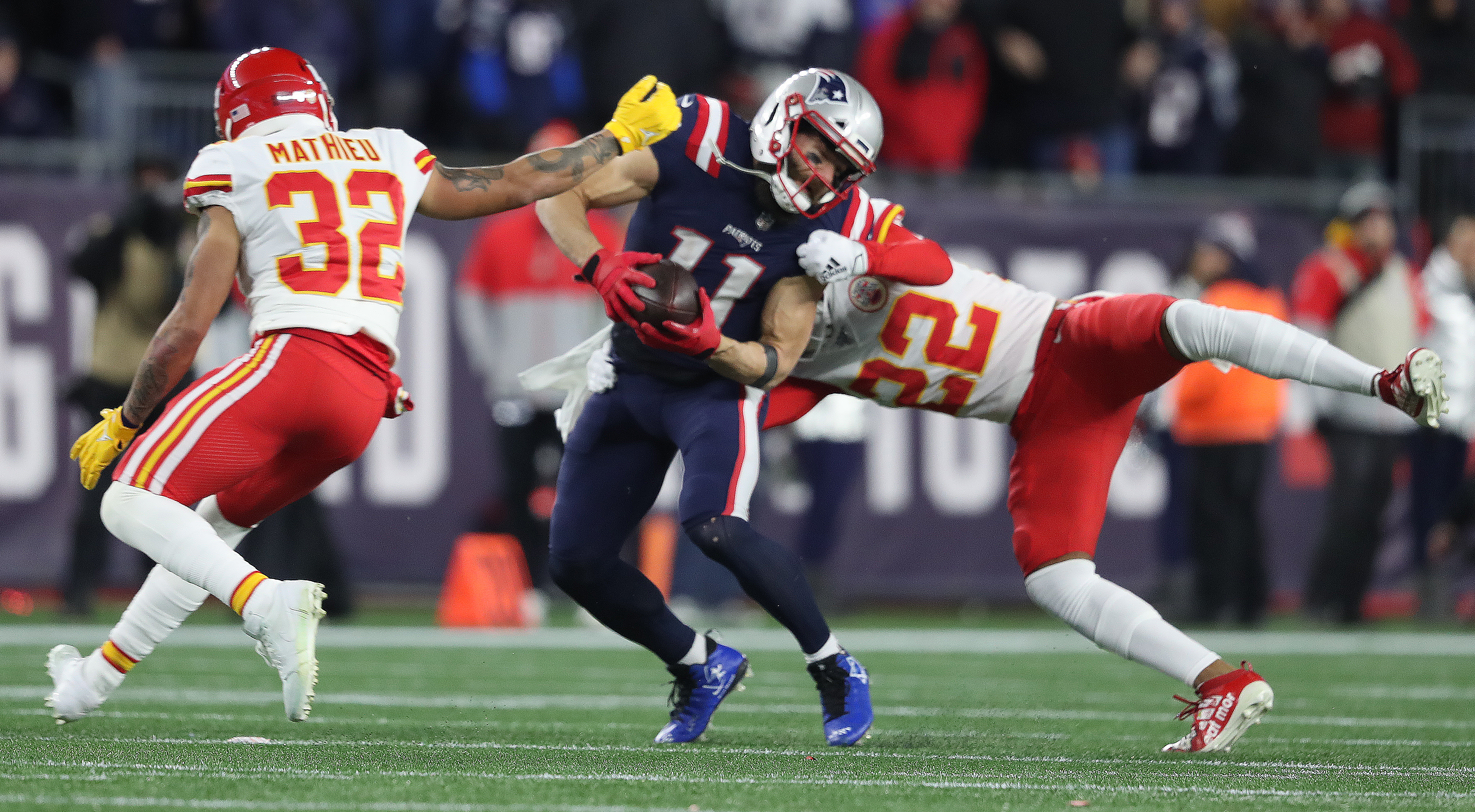 Julian Edelman Hints At Bledsoe-Era Throwbacks For Patriots - CBS Boston