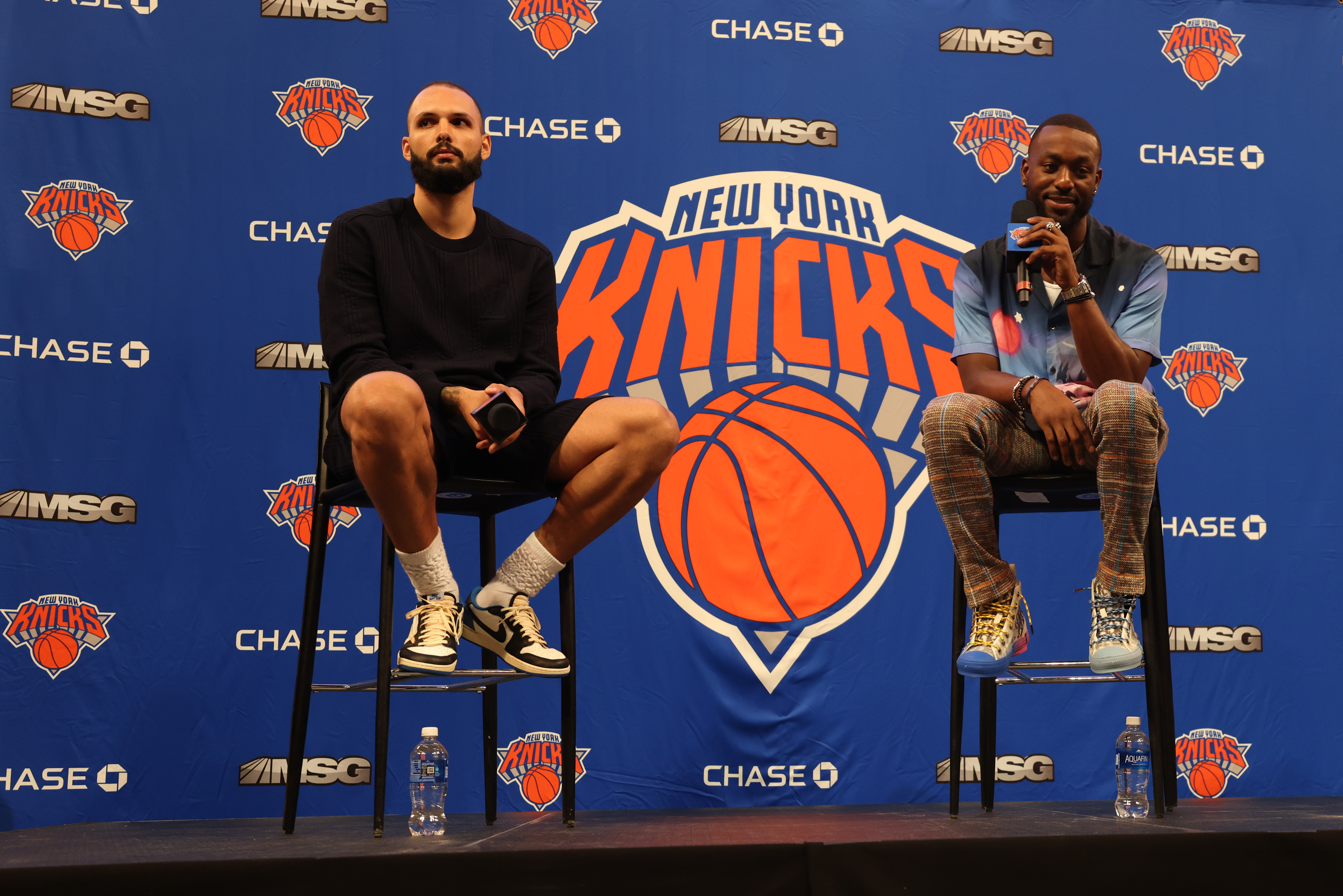 Former Celtics Evan Fournier and Kemba Walker have joined the Knicks.