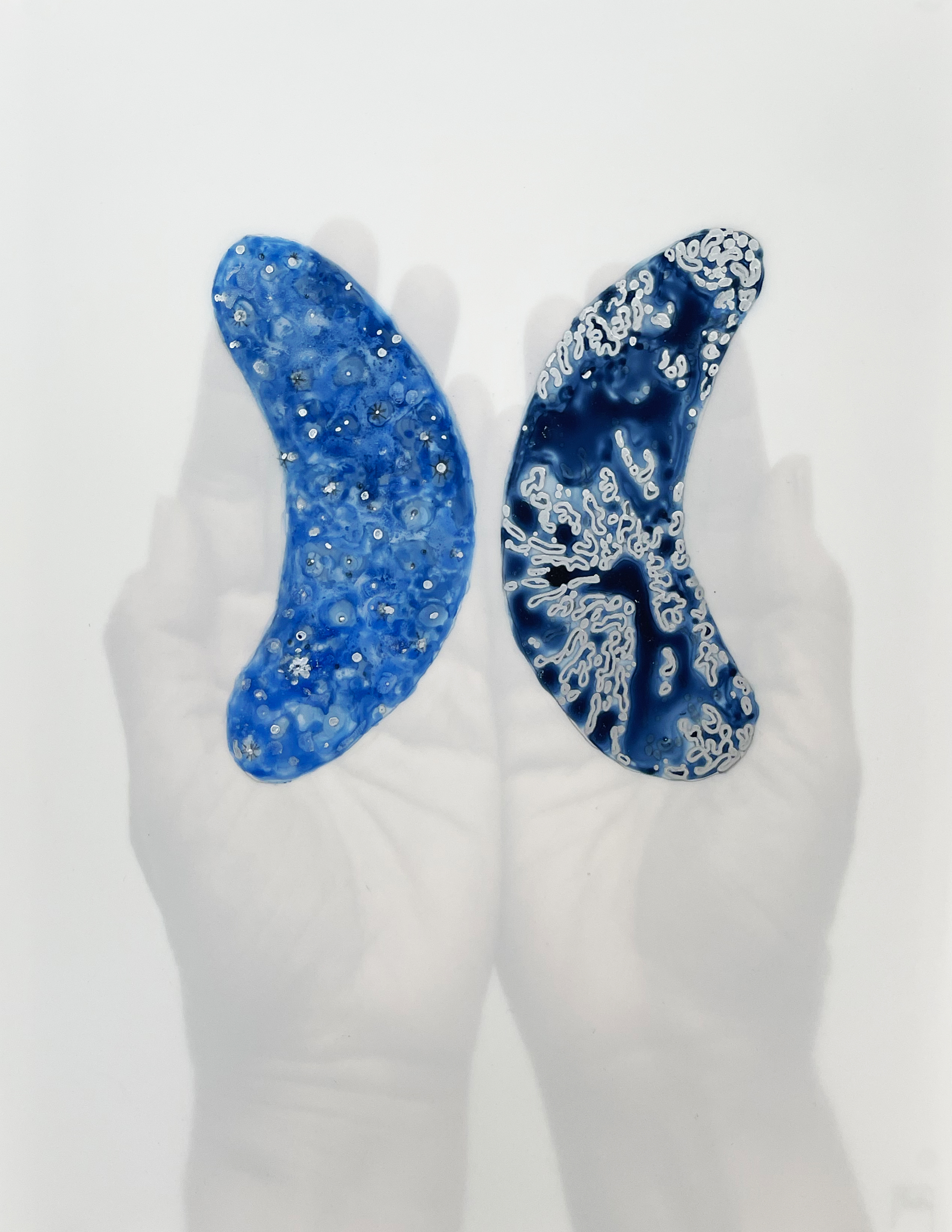 Yu-Wen Wu's "Yes, No, Maybe I," watercolor, ink, and graphite on Dura-Lar.