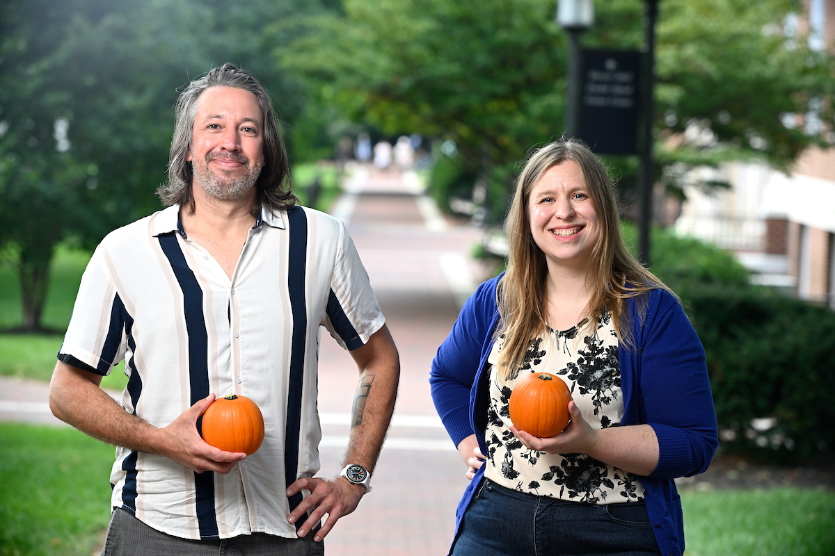 Jason Fischer and Sarah Cormiea of the Dynamic Perception Lab at Johns Hopkins University.