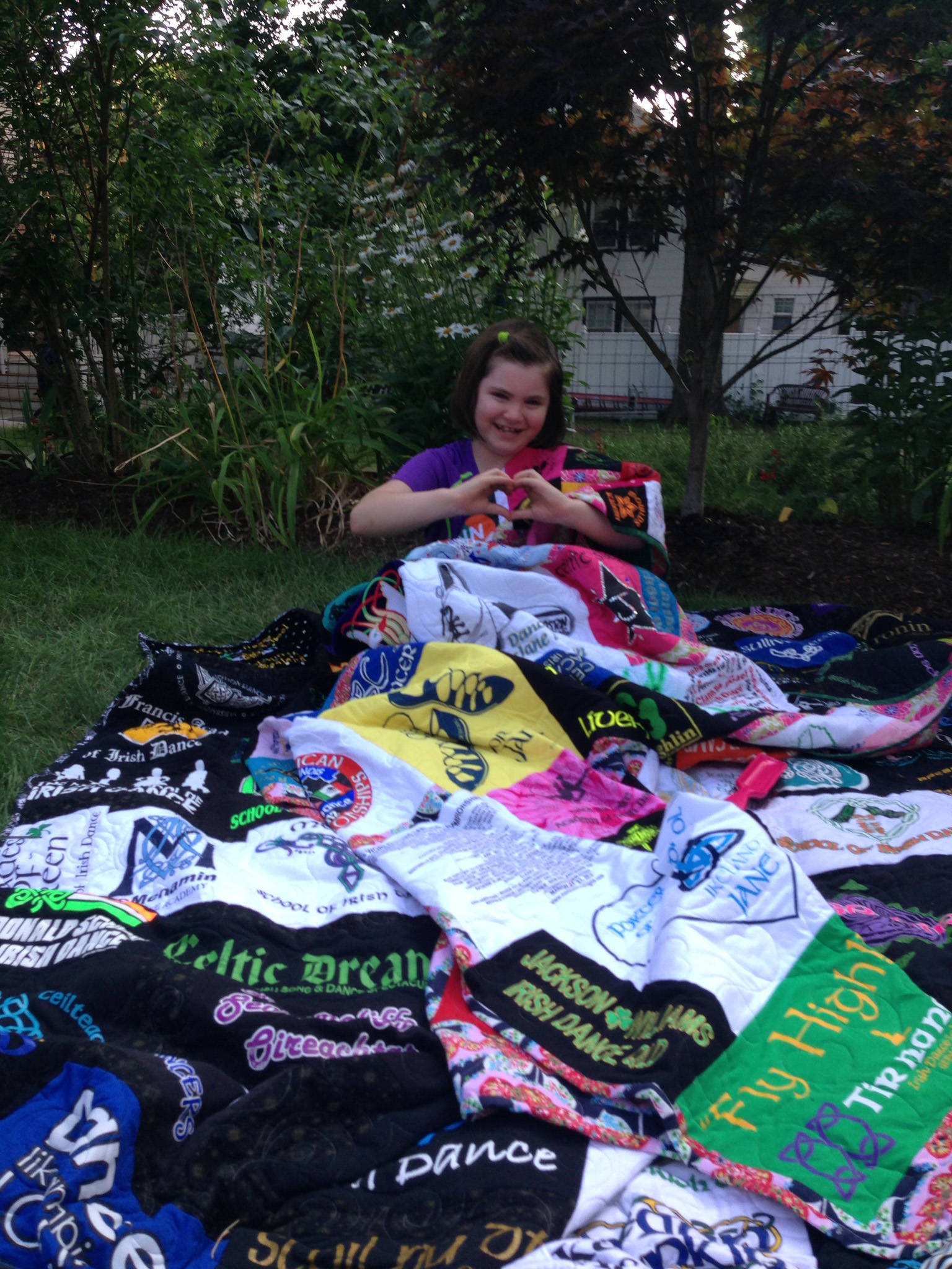 Upon returning home from Spaulding, Jane took stock of the many quilts she and her family received as gifts.