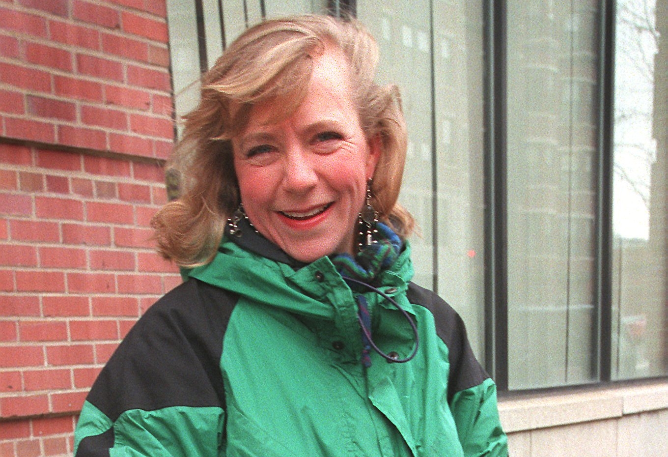 Jenny Sazama, shown here in 1998, introduced Boston high school students to Re-evaluation Counseling, which she has participated in since childhood.