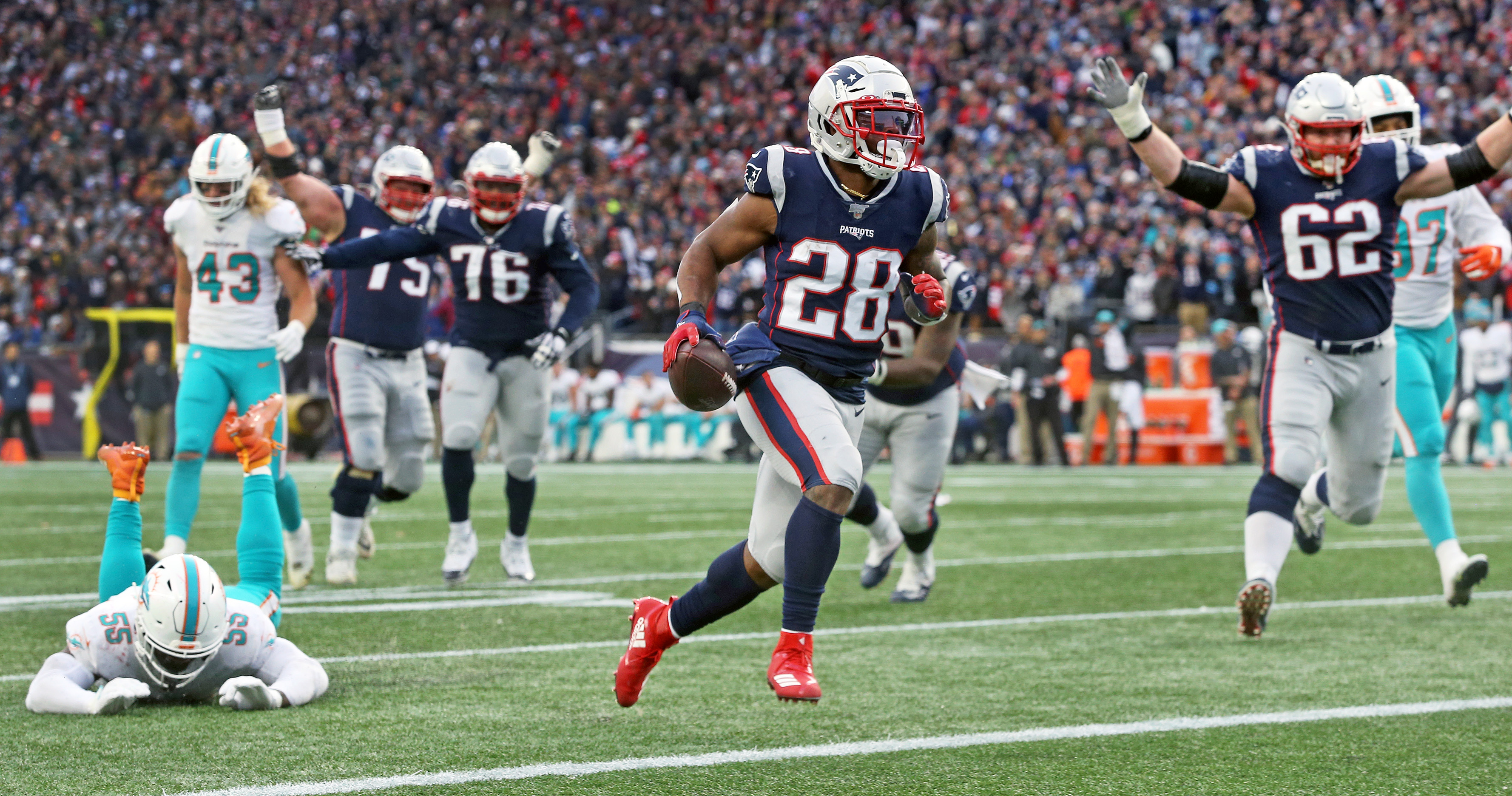 James White has been with the Patriots since 2014.