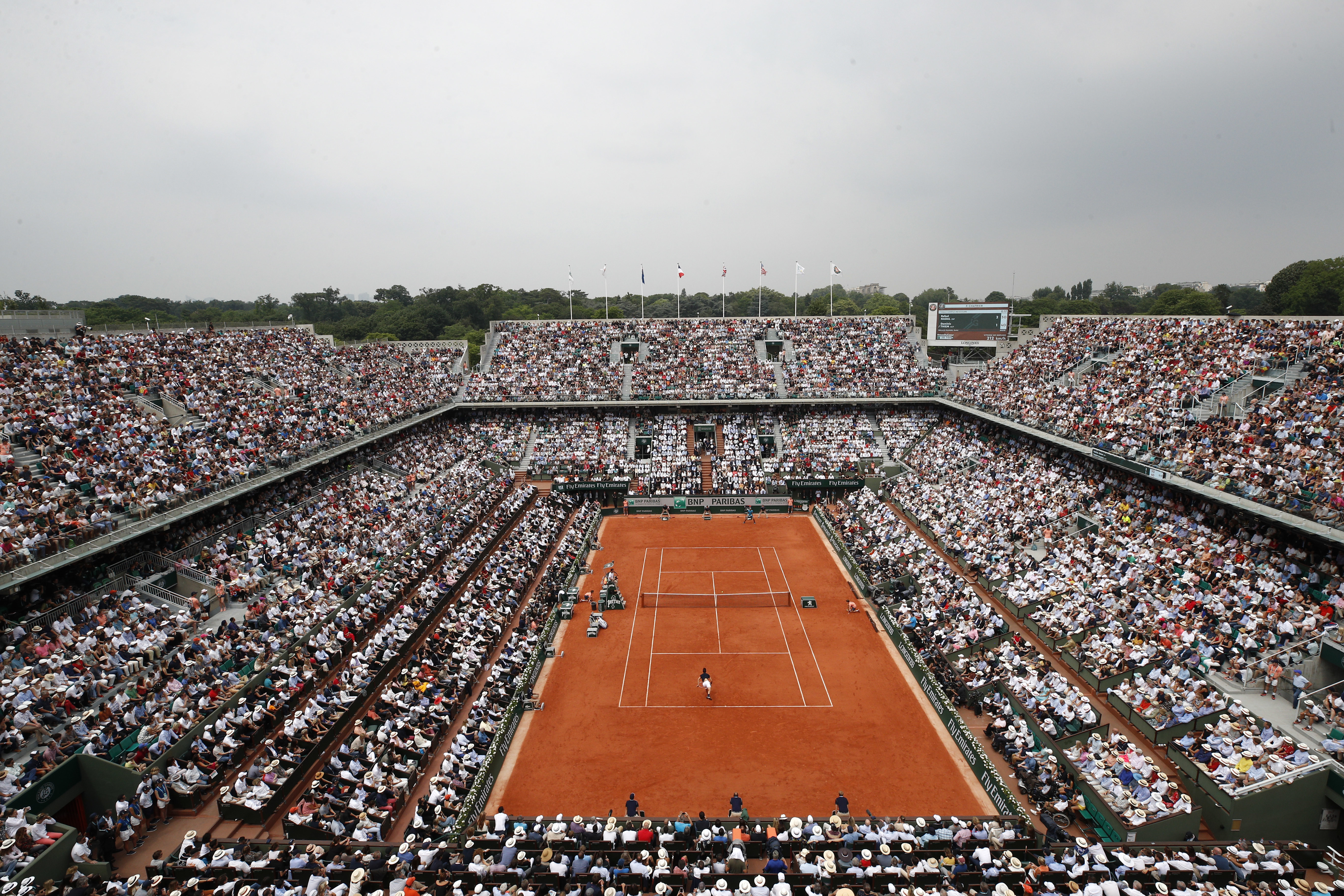 The French Open tennis tournament will have fans in the stands when things open in September, it was announced Thursday.