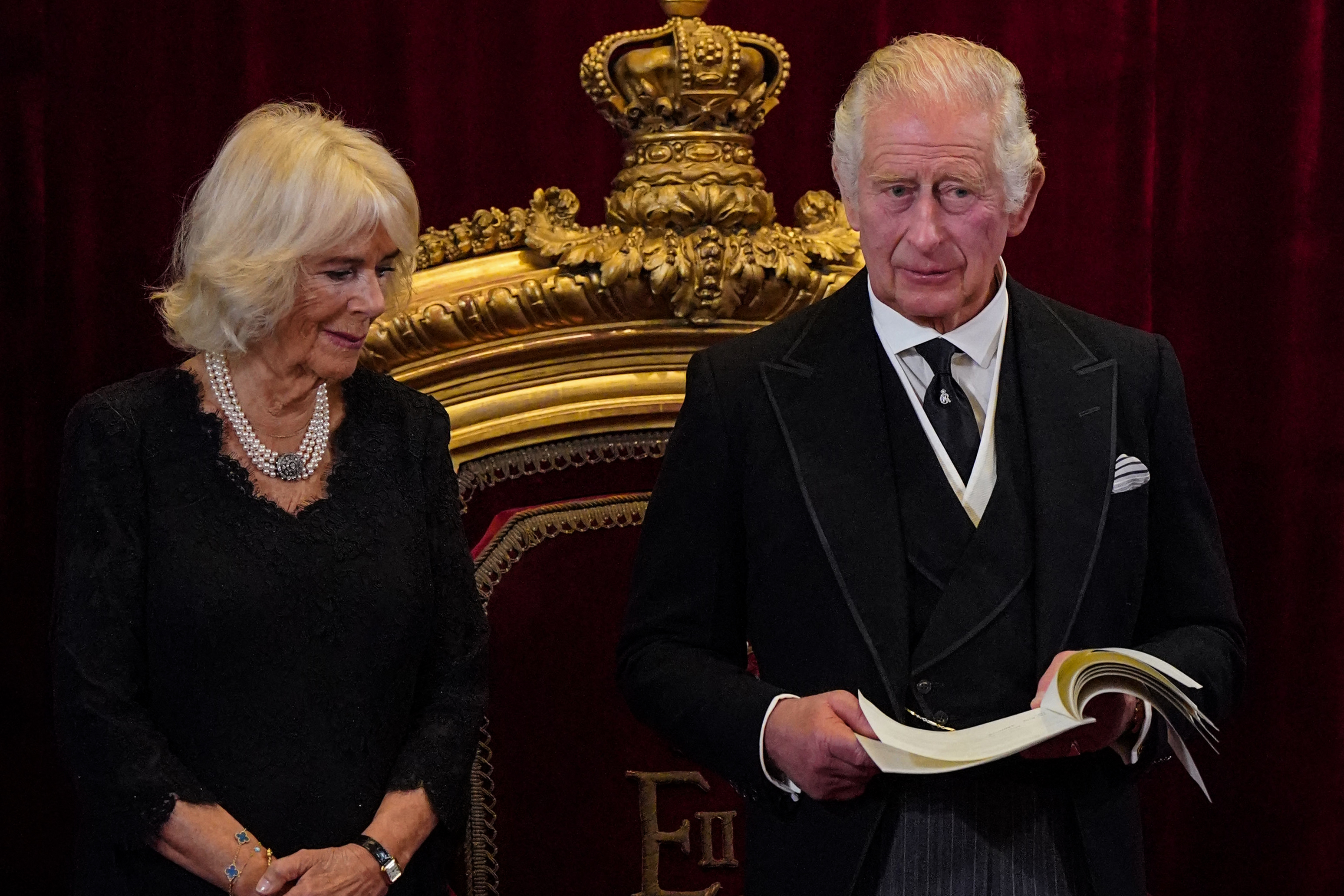 Charles III is proclaimed king at tradition-steeped royal ...