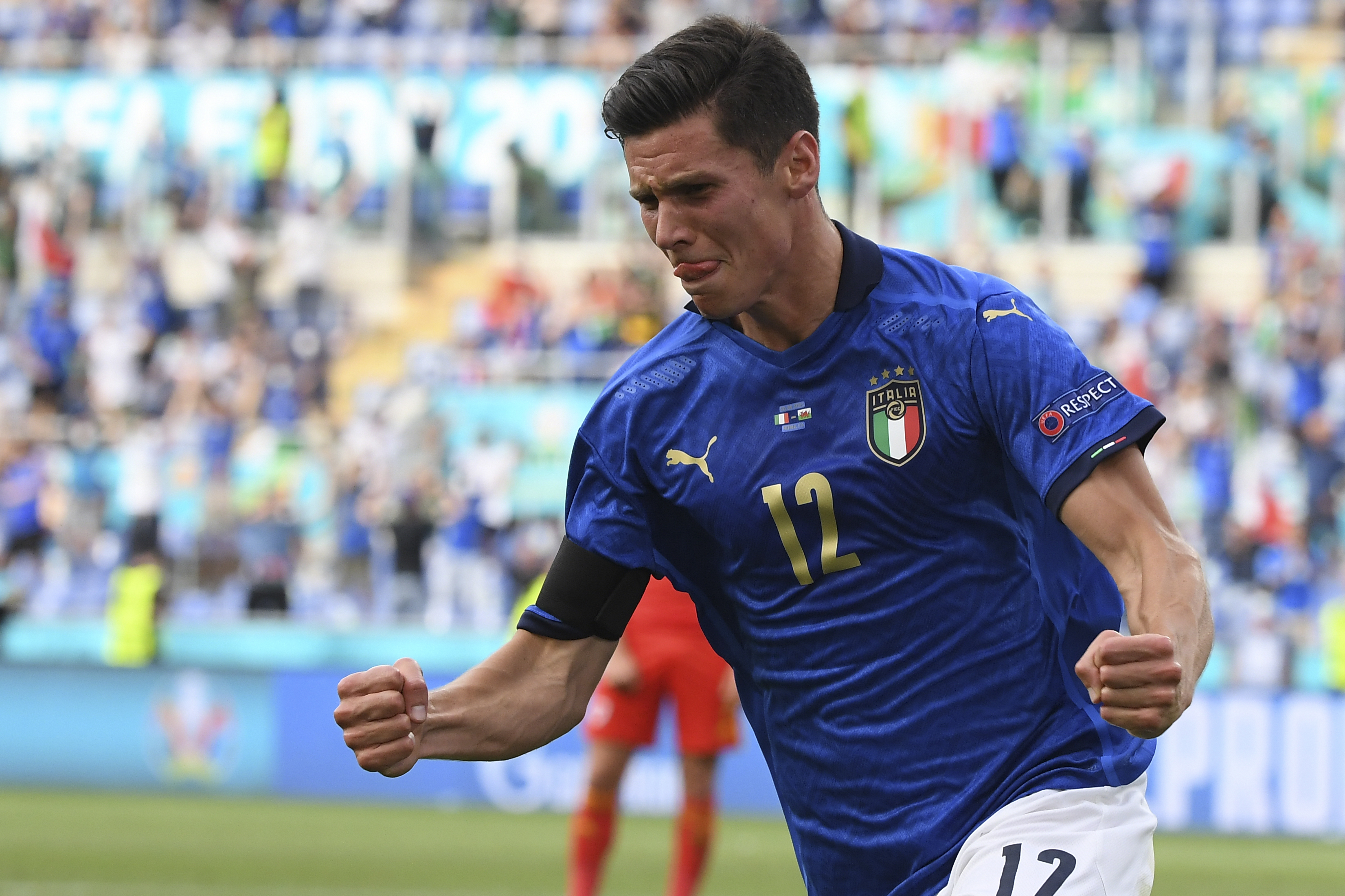 Matteo Pessina helped keep Italy's streak alive on Sunday.