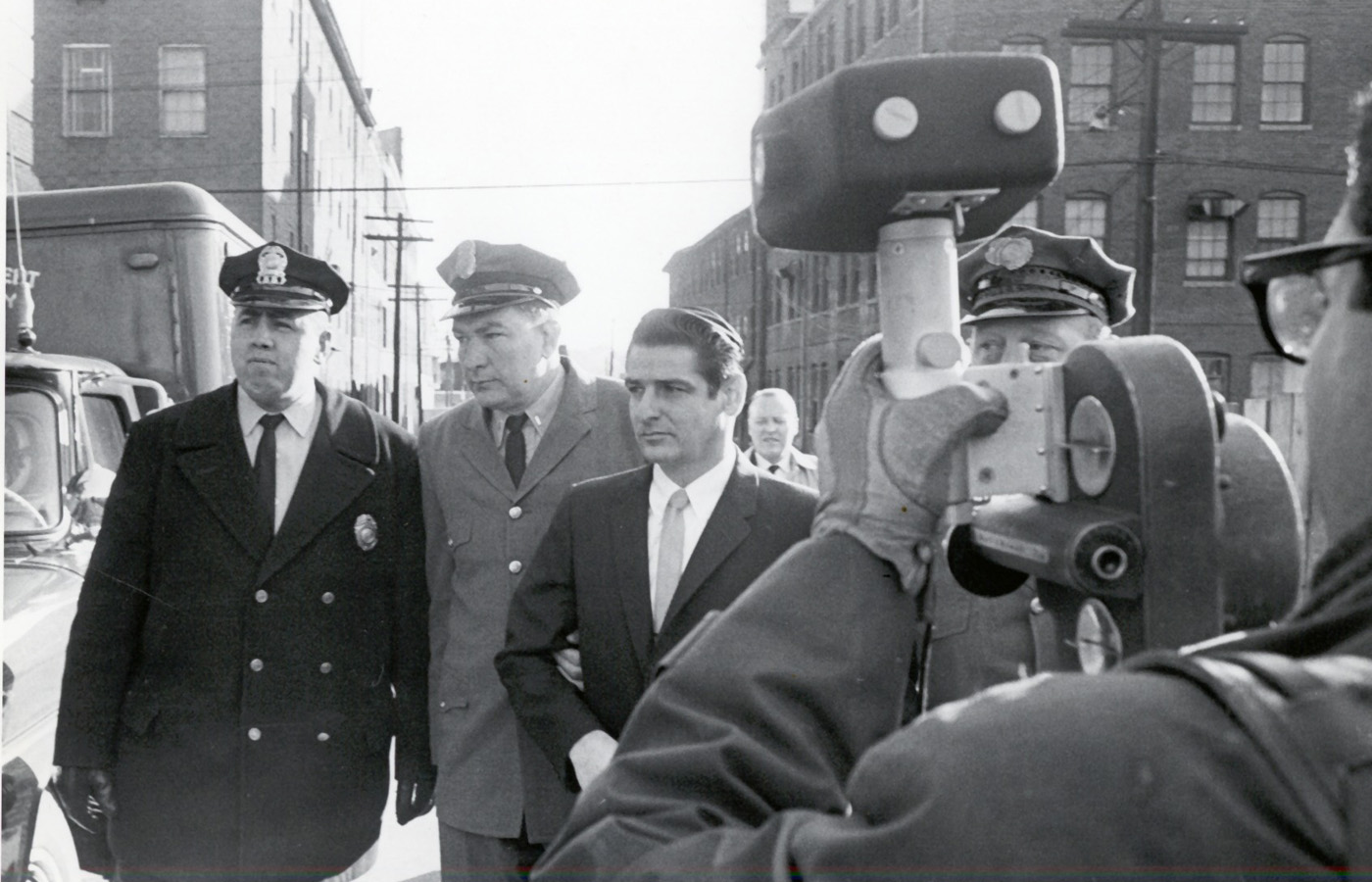 Albert DeSalvo enters East Cambridge Court on January 19, 1967.