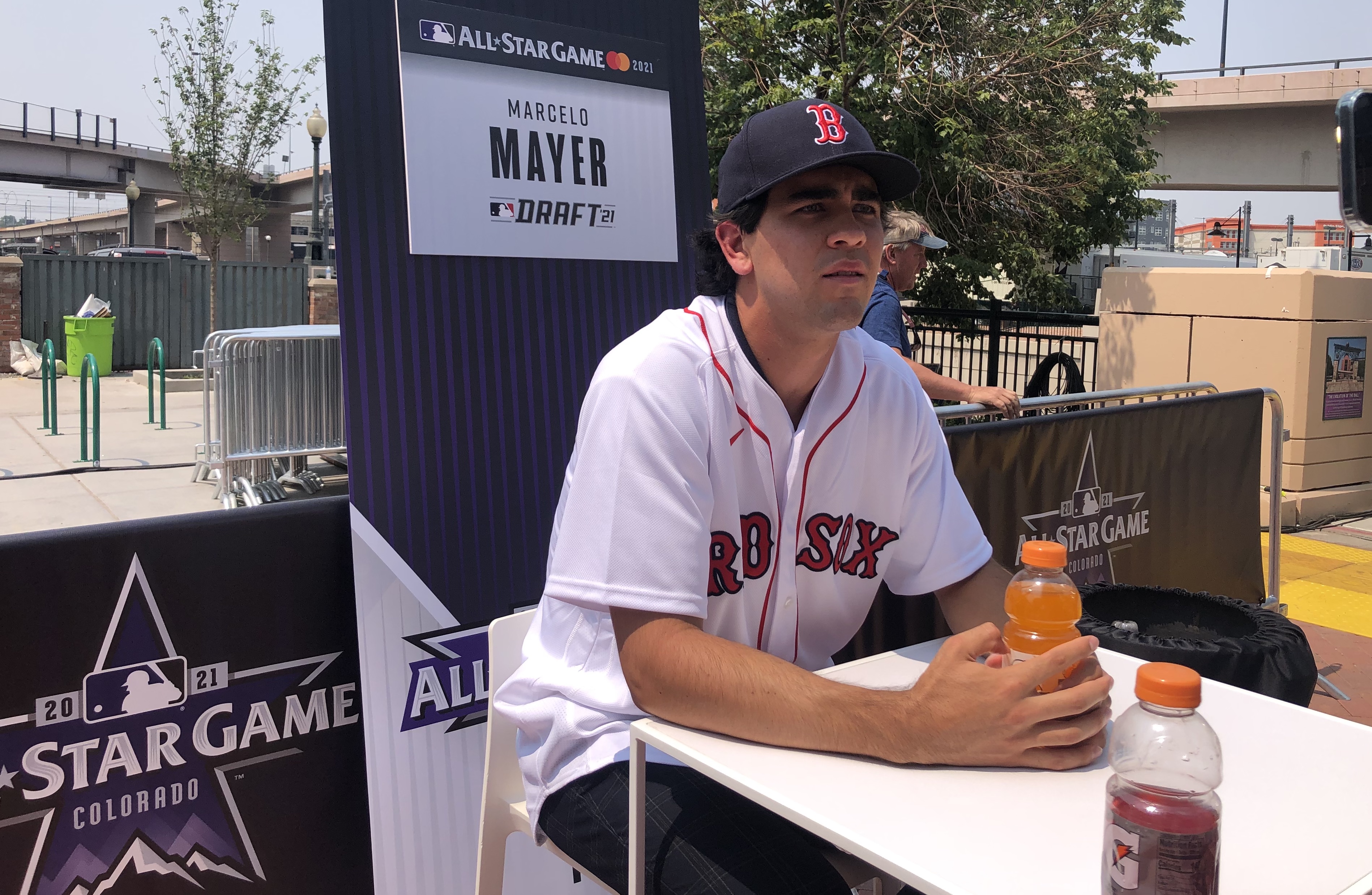 Hit bombs': Watch Red Sox draftee Marcelo Mayer meet Xander Bogaerts