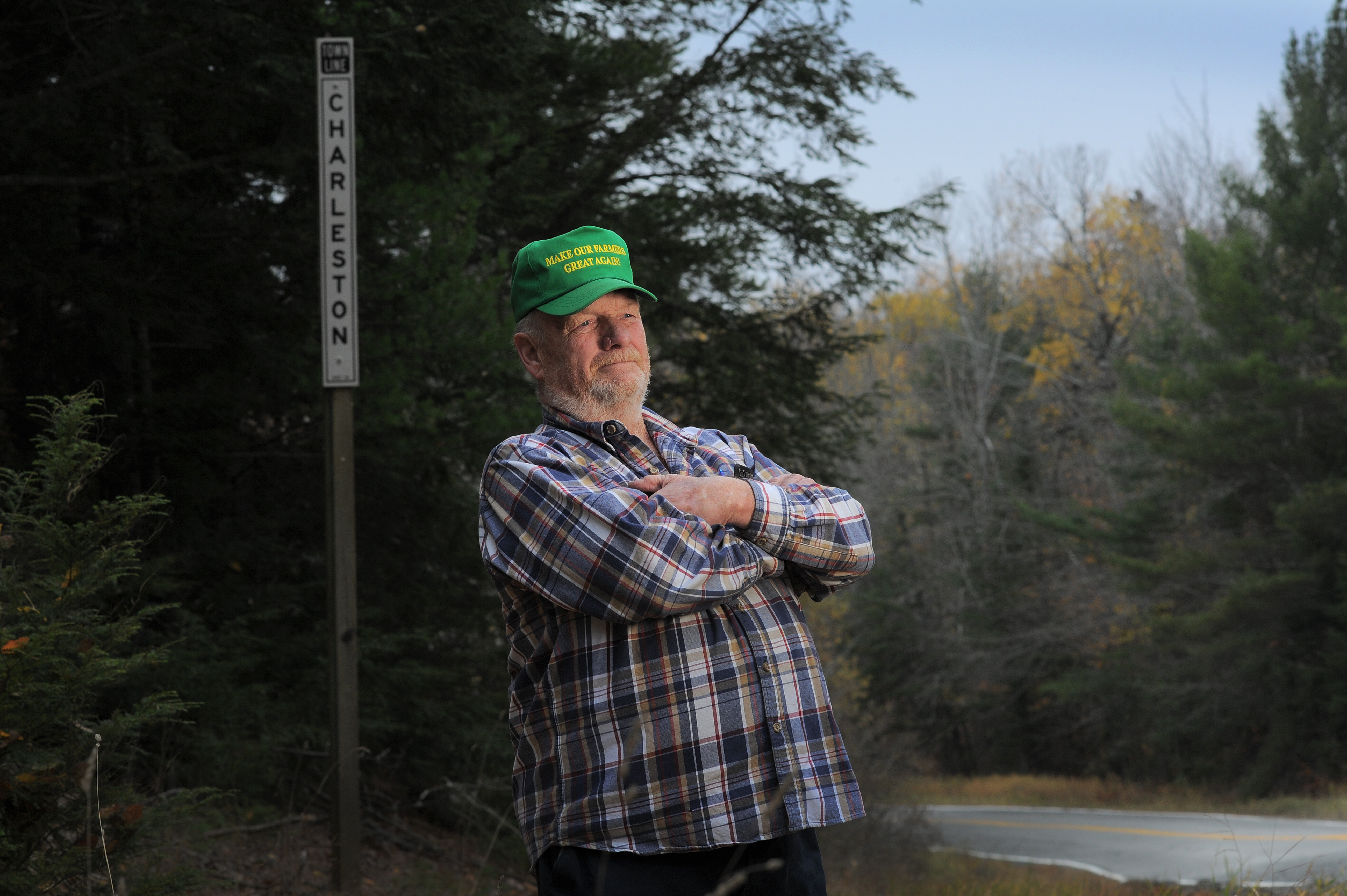 Barry Higgins, 71, is a fifth-generation farmer in Charleston, Maine.