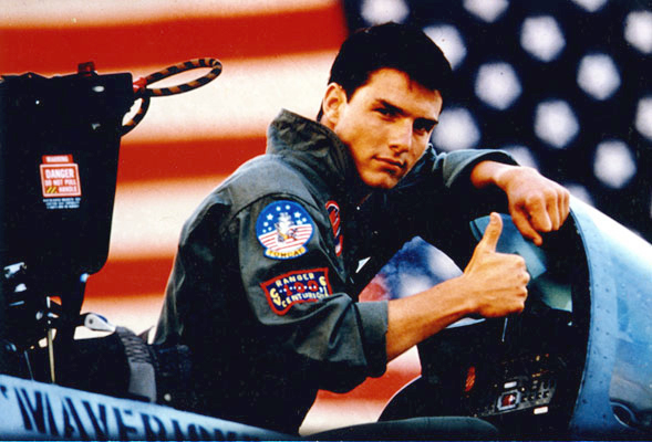 Tom Cruise in "Top Gun."