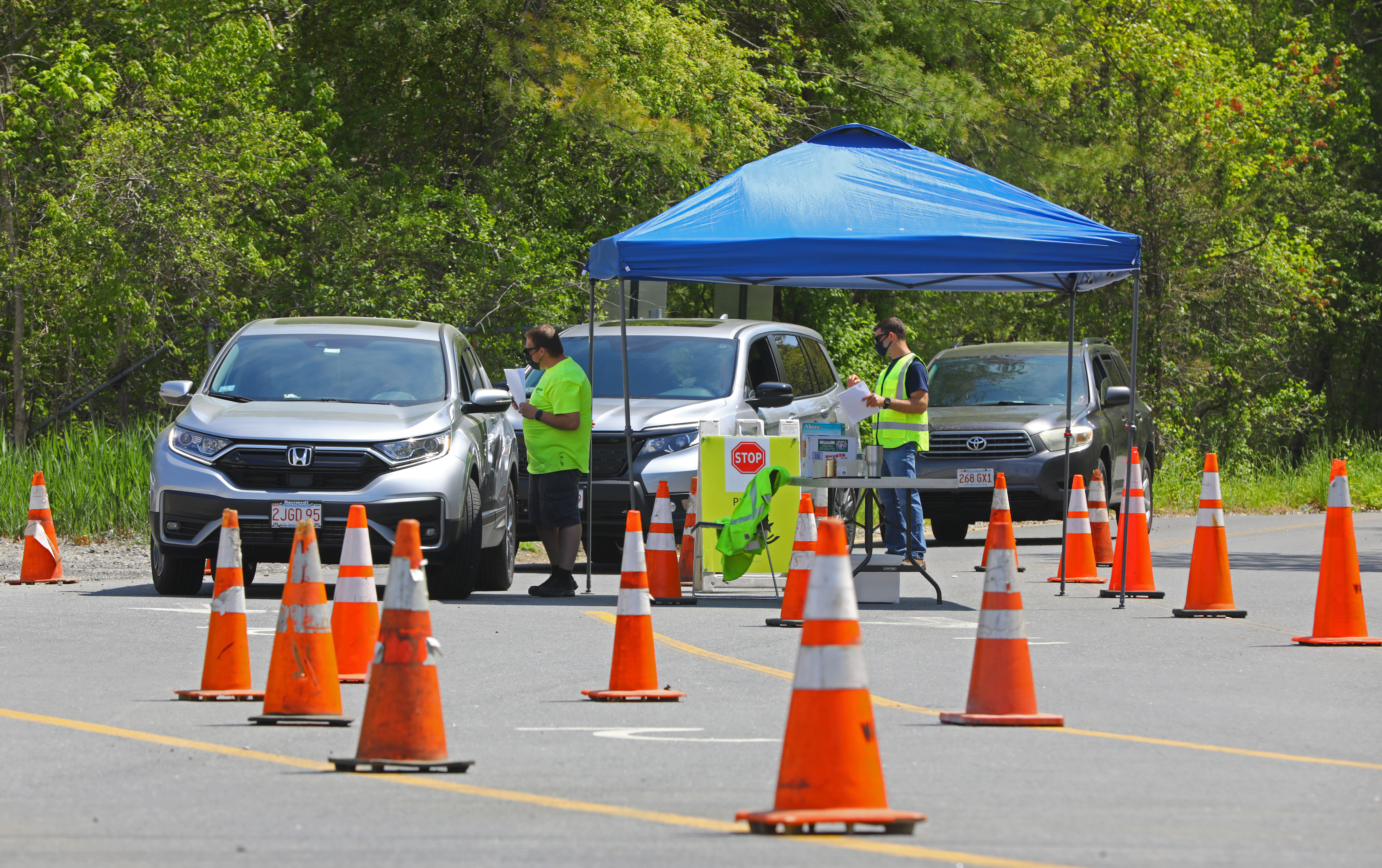 Because of the elevated levels of PFAS found in its public water sources, Wayland had been distributing bottled water to the public.