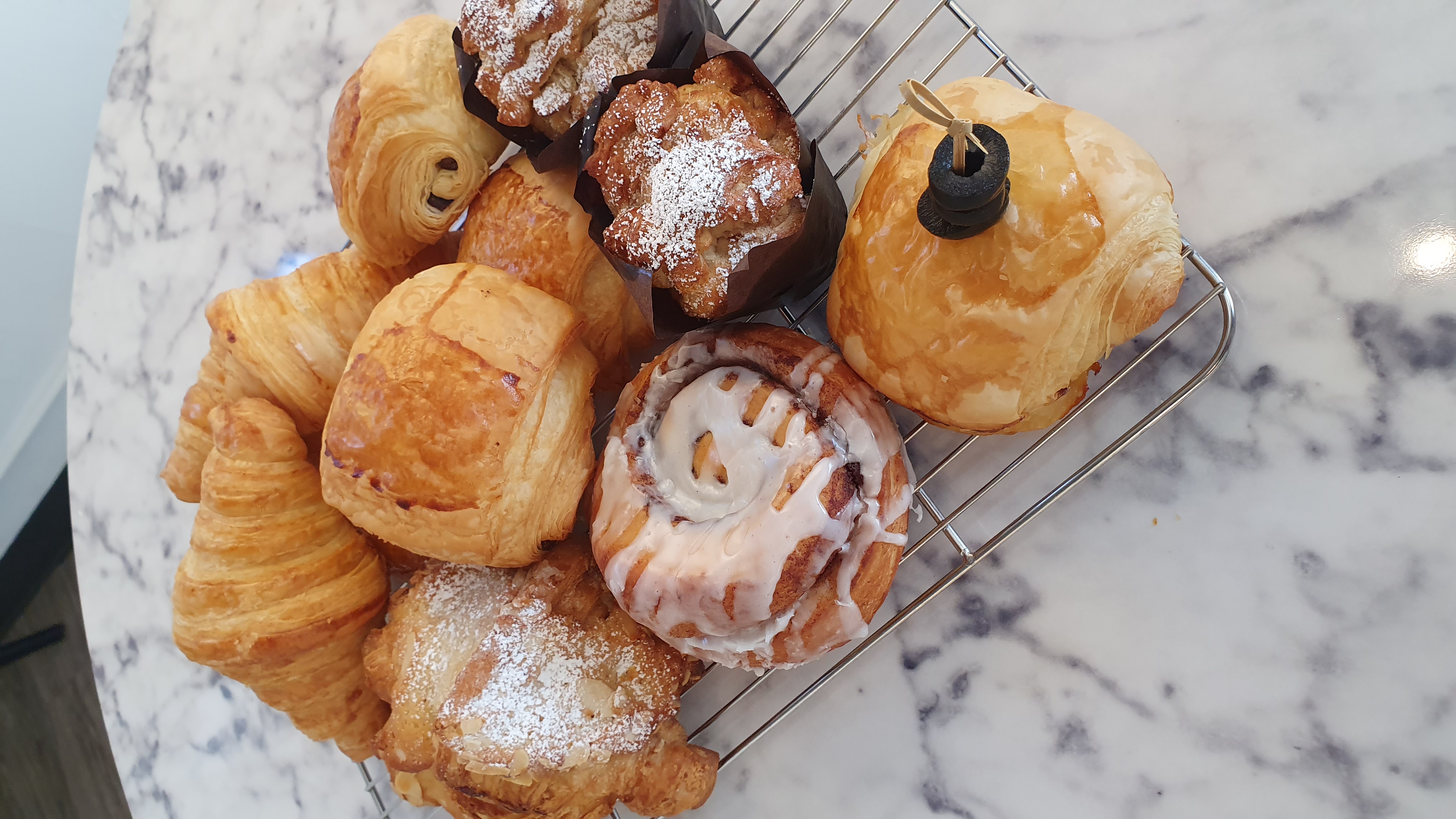 A selection of pastries from Lakon Paris Patisserie in Newton Highlands.