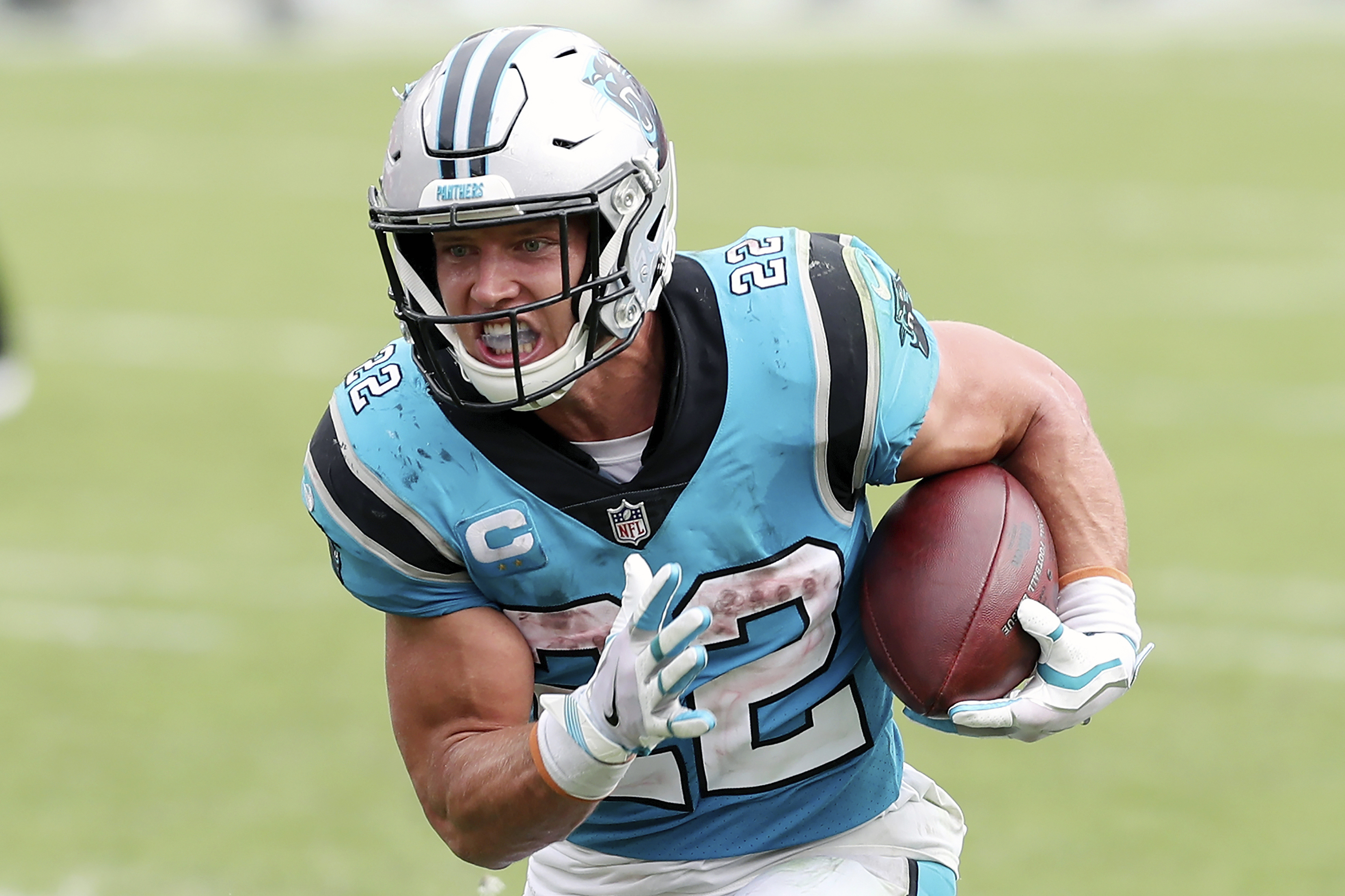 Carolina running back Christian McCaffrey could be back this week.