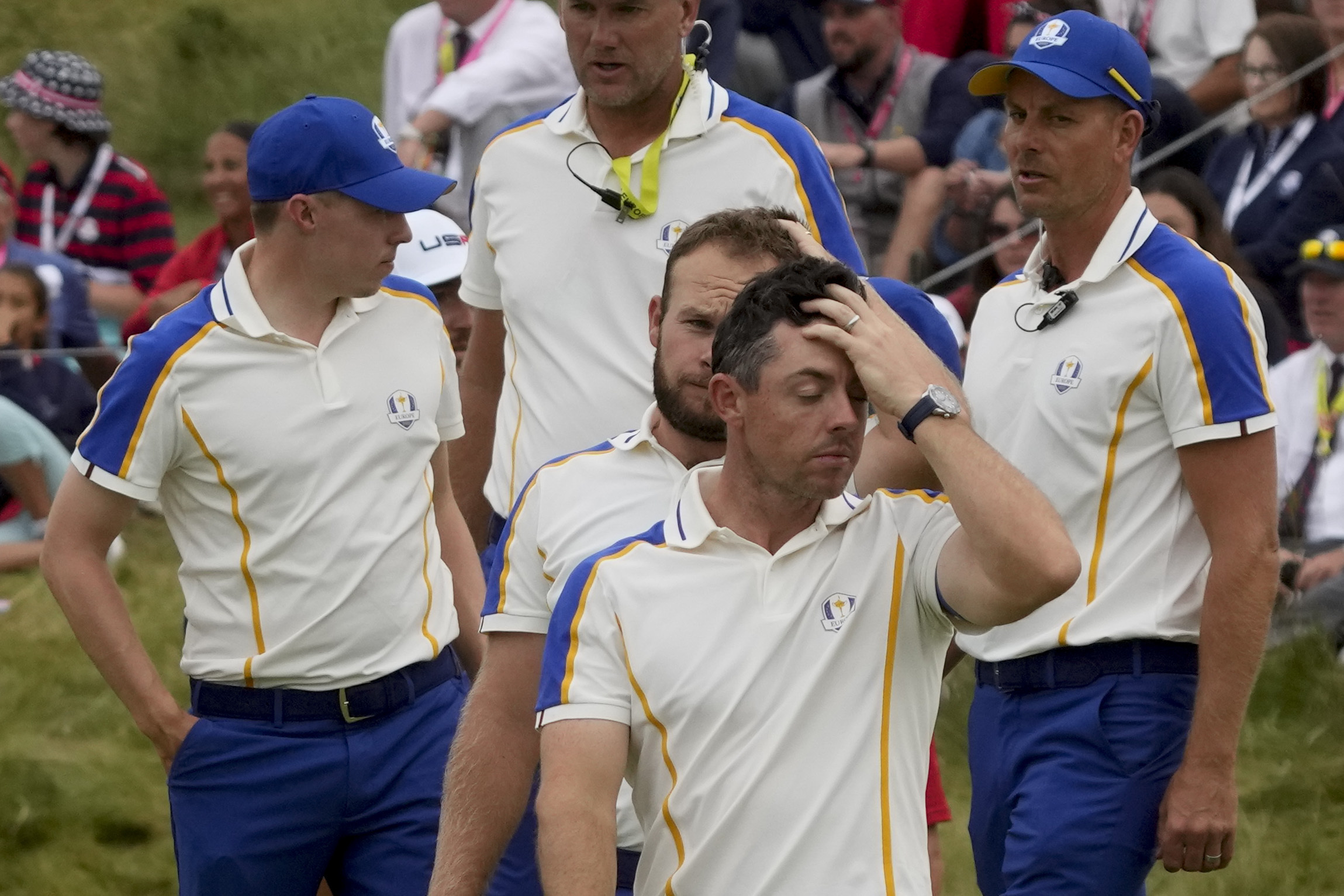 Rory McIlroy and his teammates were left to explain their crushing loss.
