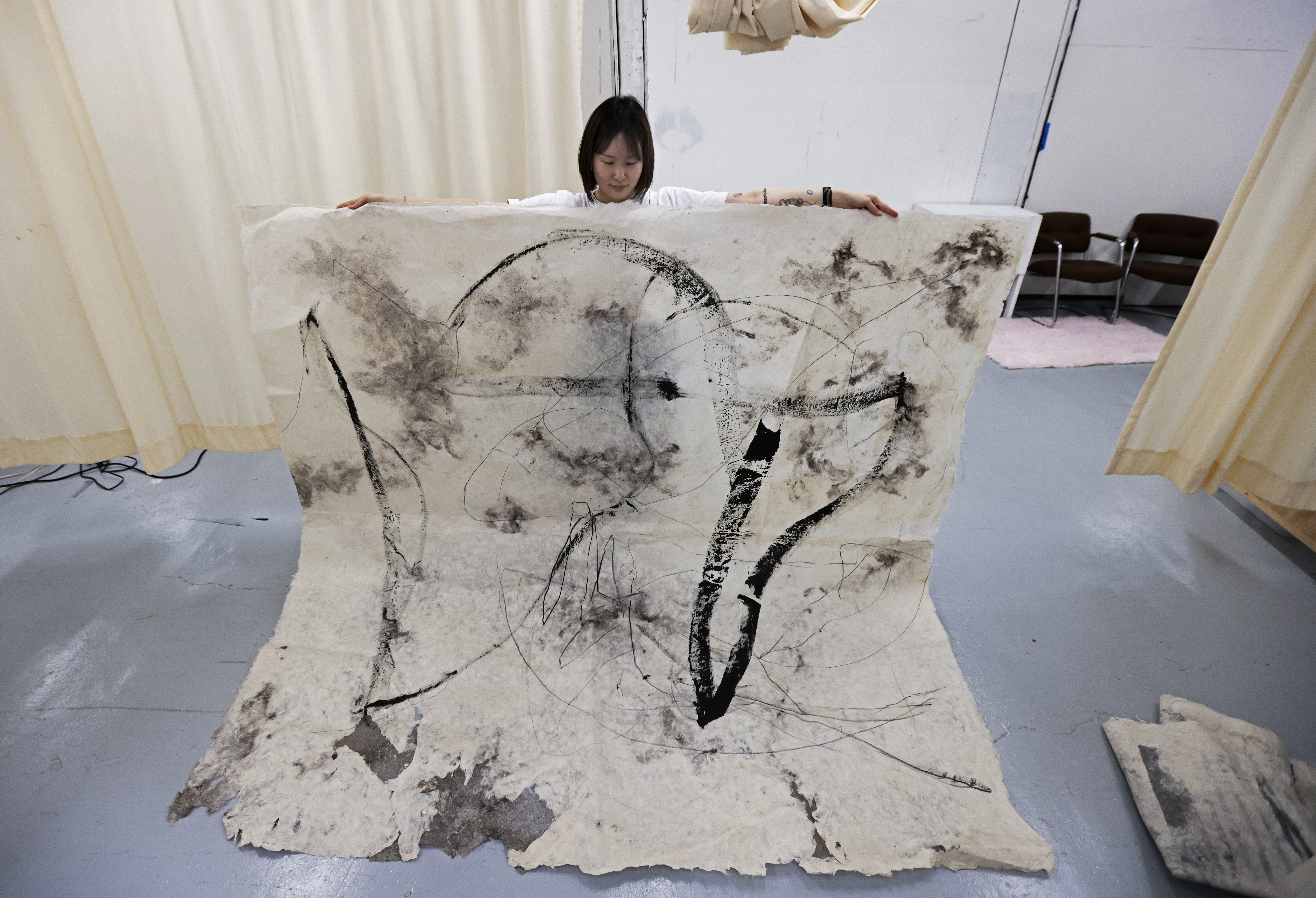 Inside the studio with abstract artist Sayako Hiroi